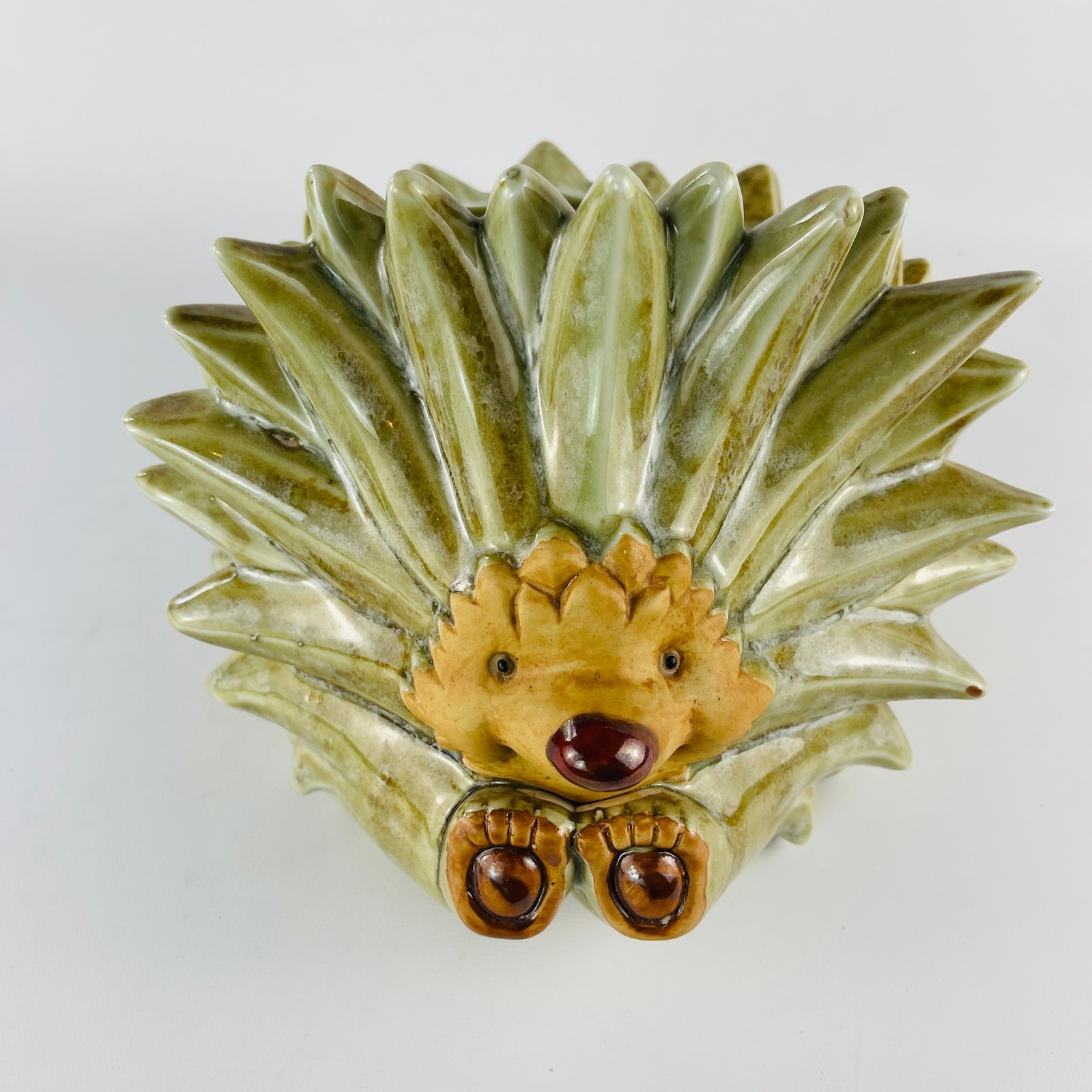 Hedgehog Ceramic Planter 7 x 7 x 7”