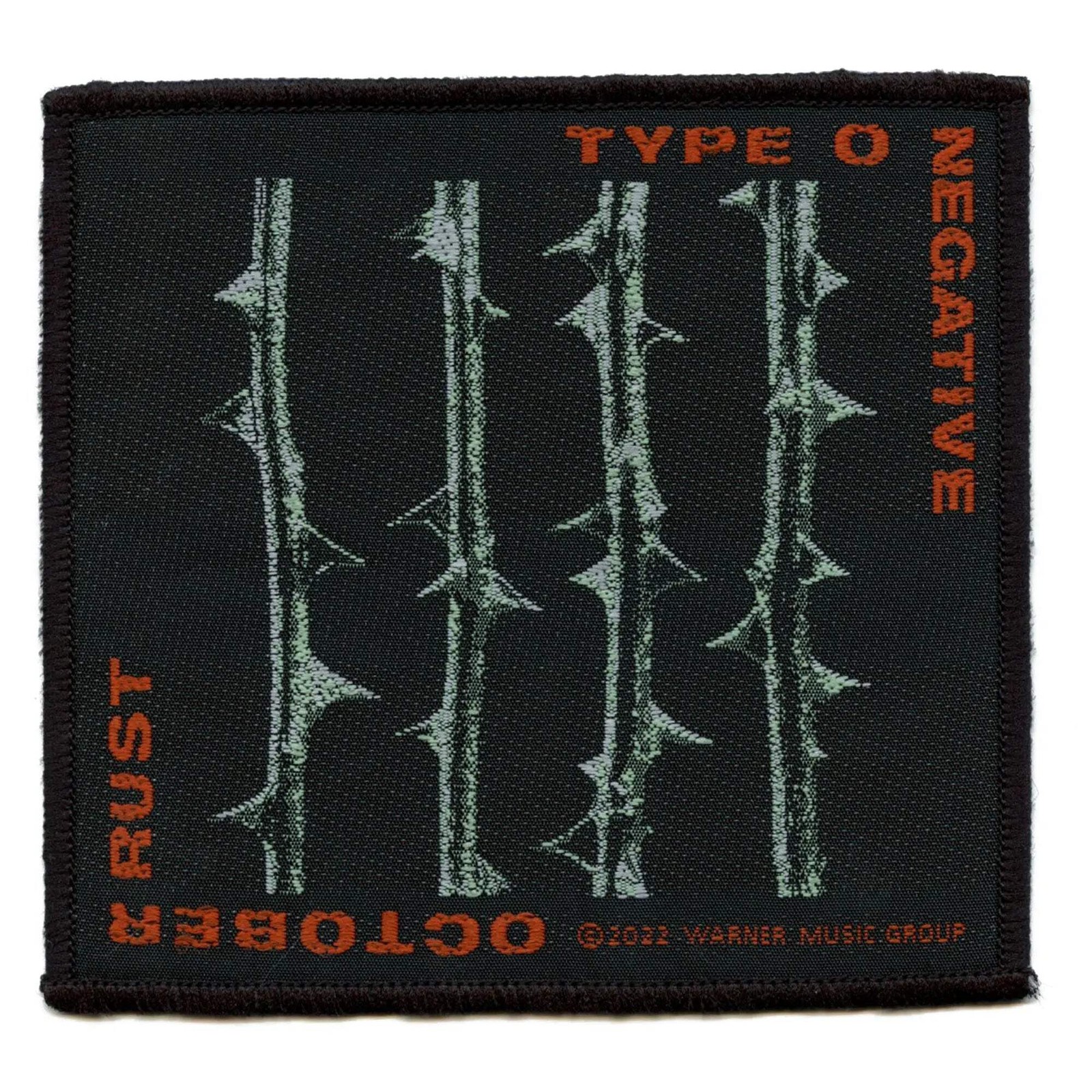 Type O Negative Patch October Rust New York Woven Sew On