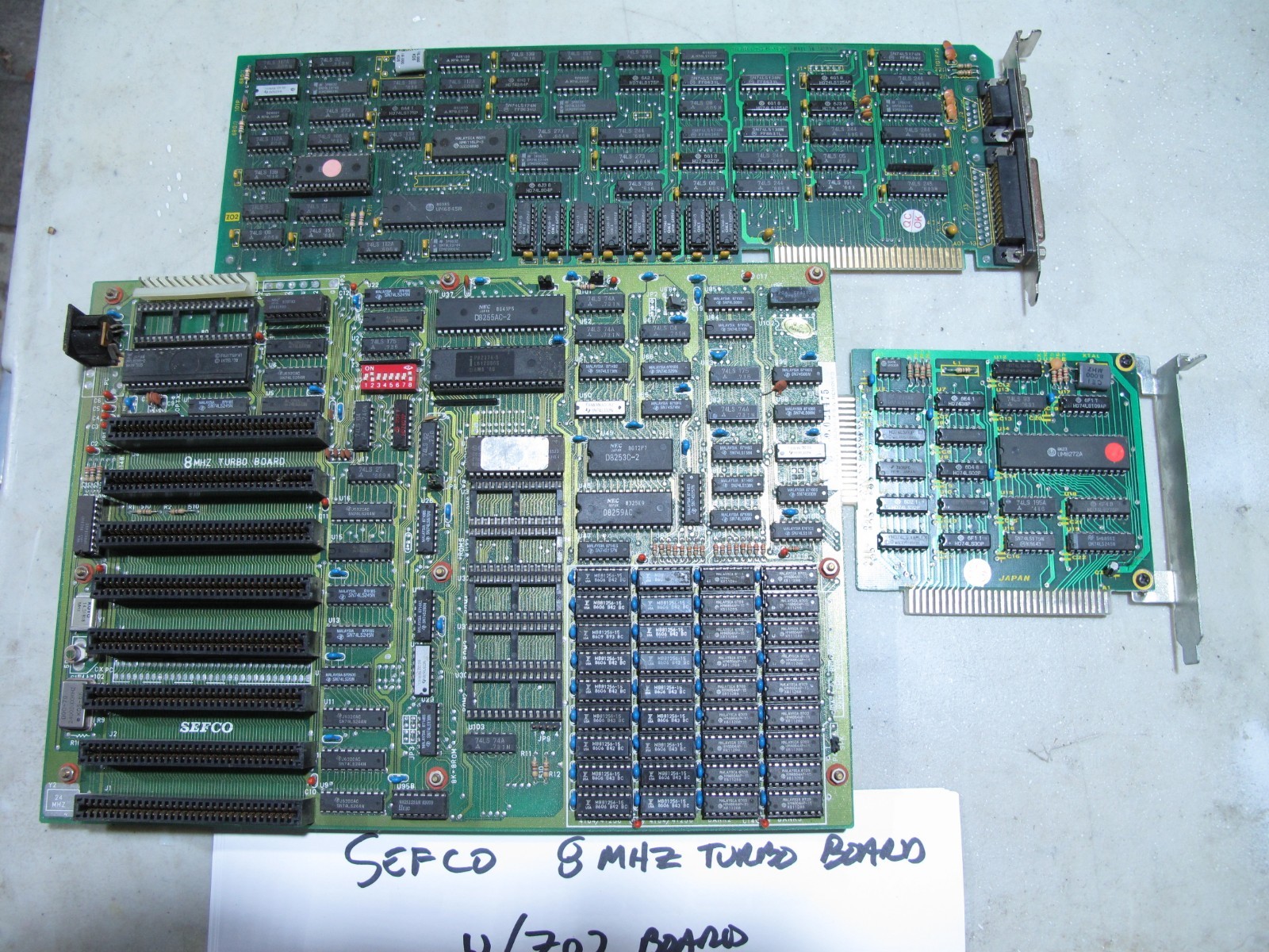 IBM SEFCO 8MHZ TURBO BOARD WITH Z02 BOARD
