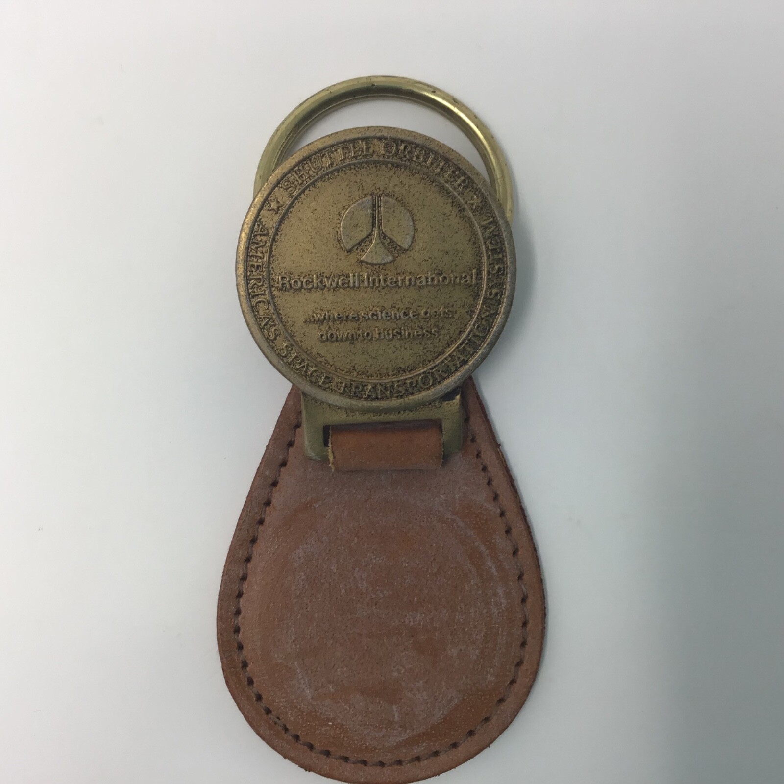 Vintage NASA Space Shuttle Orbiter 1988 KEY Chain Monogram