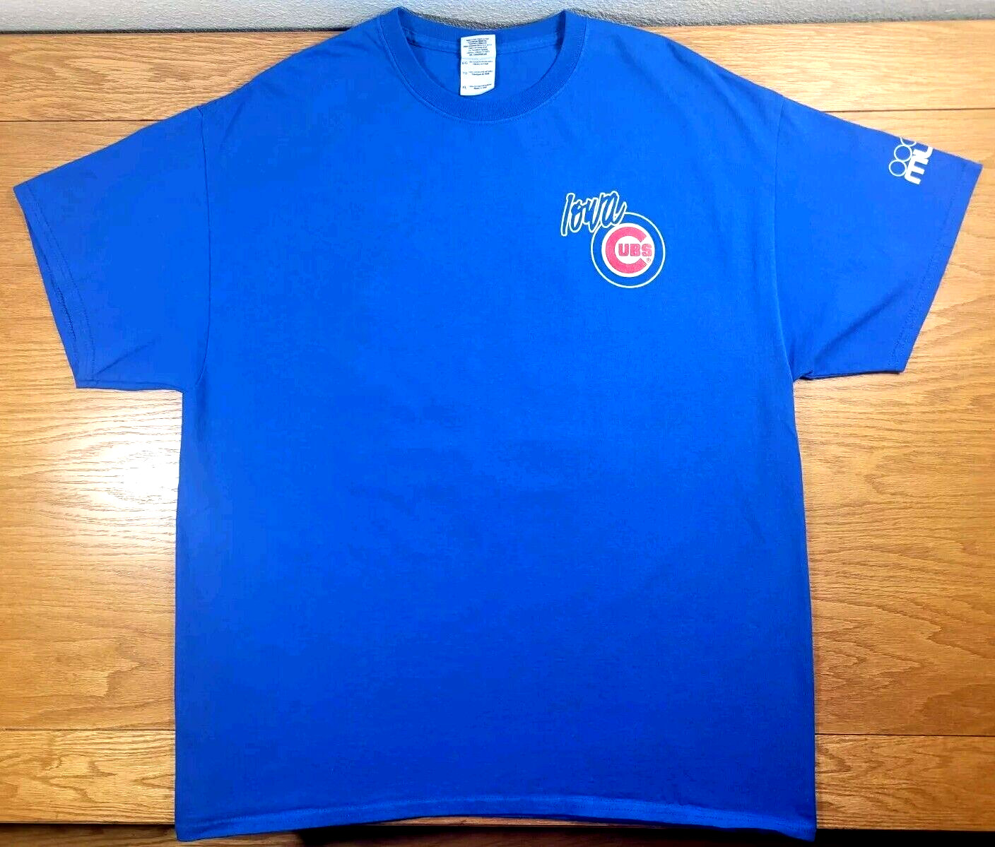 Iowa Cubs T-Shirt Men's XL Blue Red Adult Kris Bryant SGA Minor League Baseball