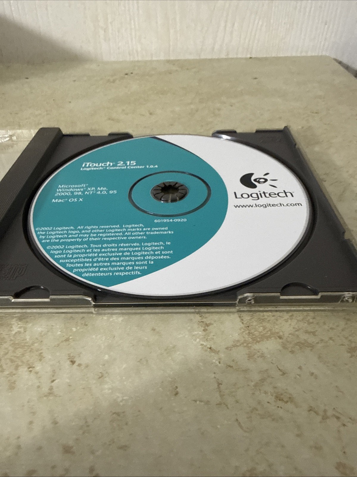 Logitech iTouch 2.15 Mouse Software Drivers Windows XP cd mac