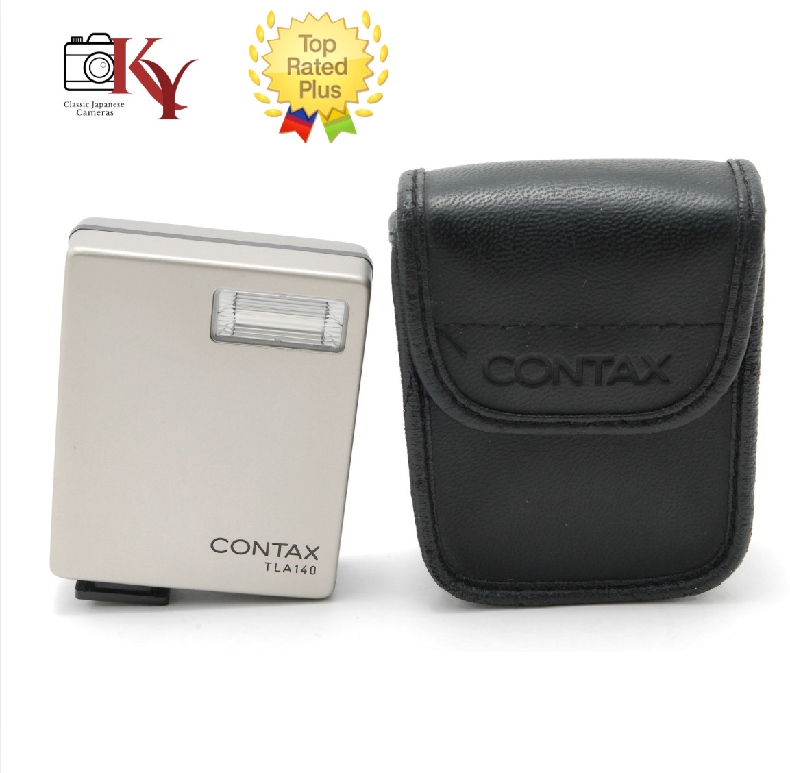 [ MINT w/Case ] Contax TLA140 Shoe Mount Flash For G1 G2 TLA 140 From JAPAN