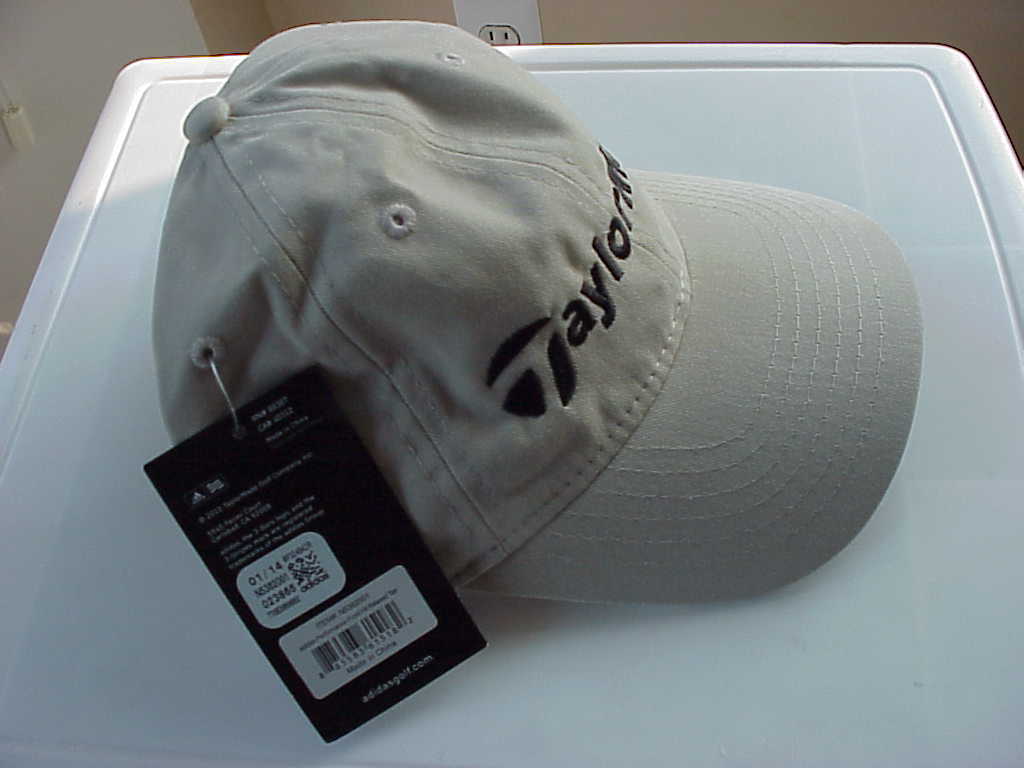 New Adidas Taylor Made Golf Performance Adjustable Hat (Stone)