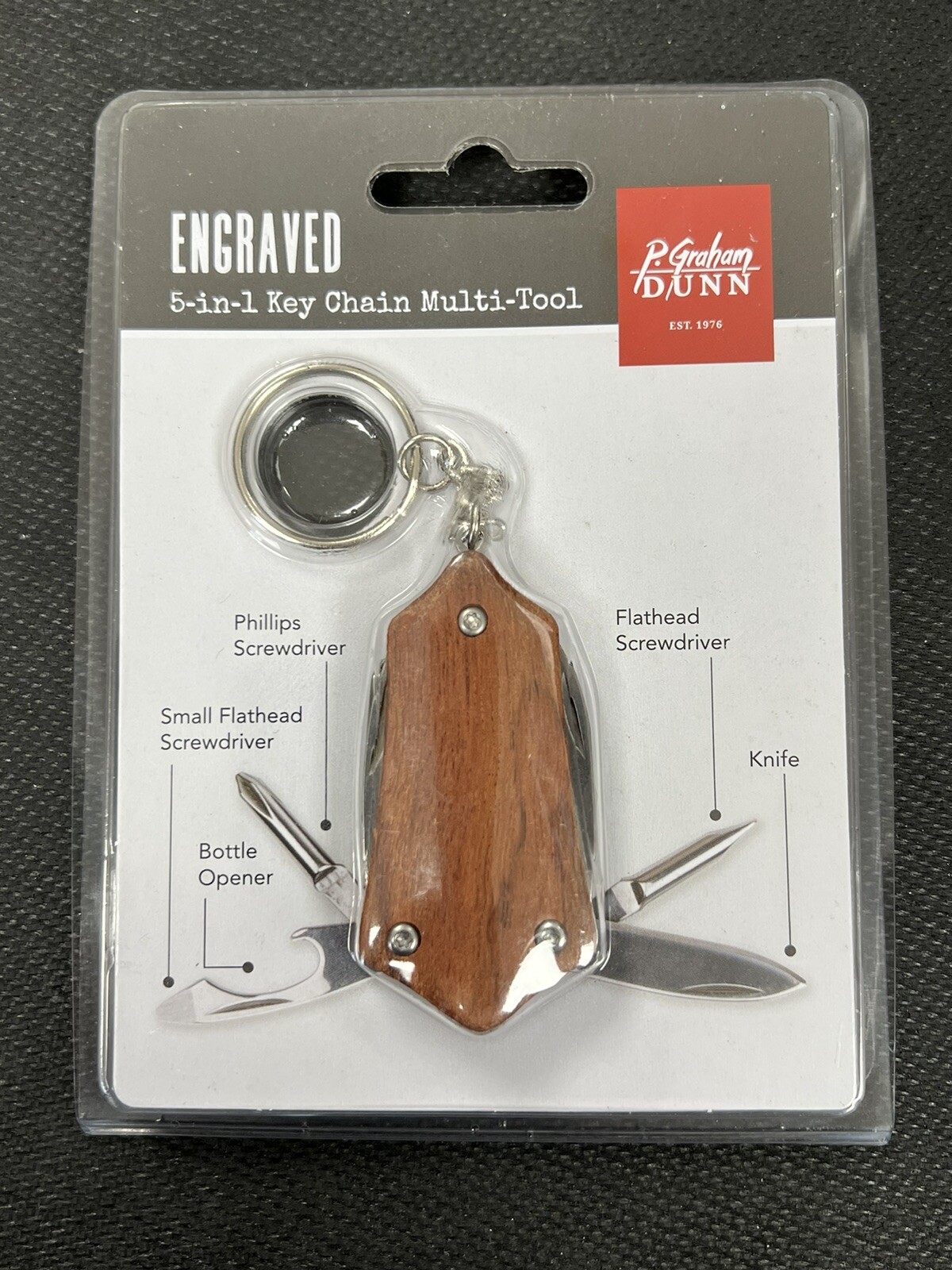 P Graham Dunn - 5-in-1 Key Chain Multi Tool Hatchet / Knife Ready To Engrave￼