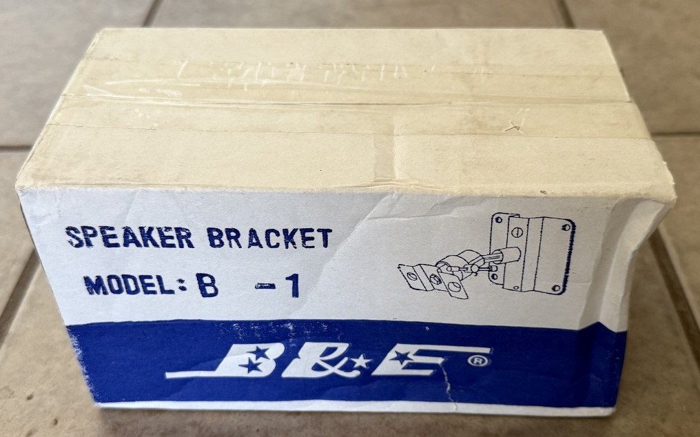 Pair wall speaker brackets, New !