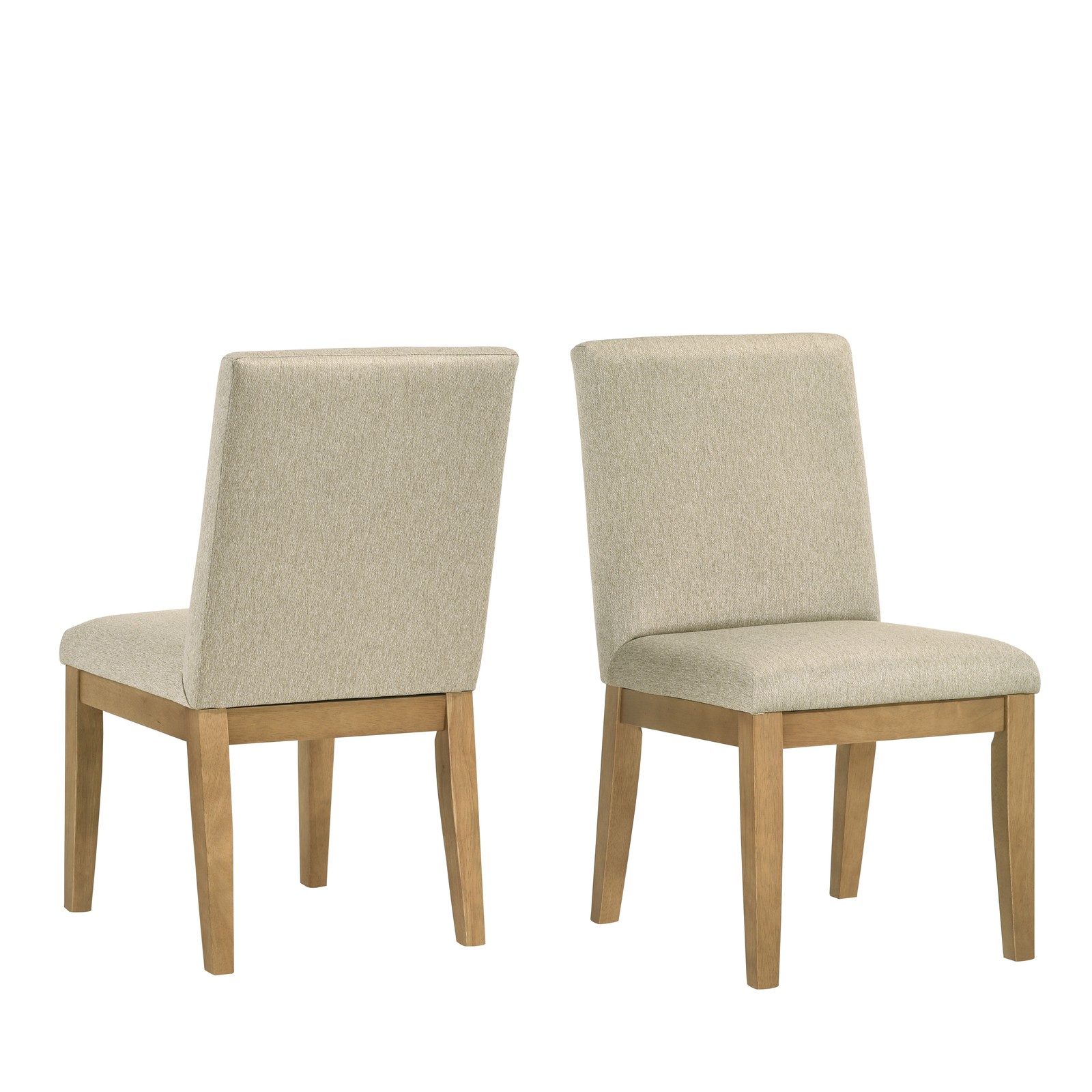 Rocco Contemporary Solid Wood Dining Chairs, Set of 2