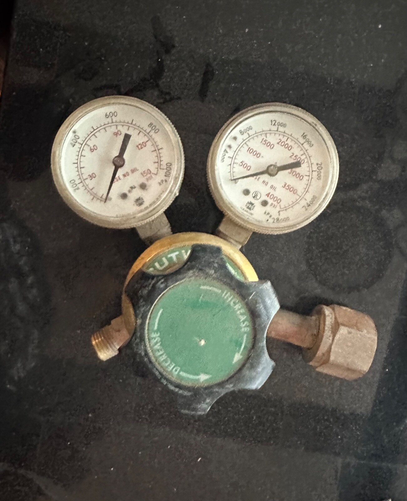 Harris Oxygen Cutting Torch With Two Gauges