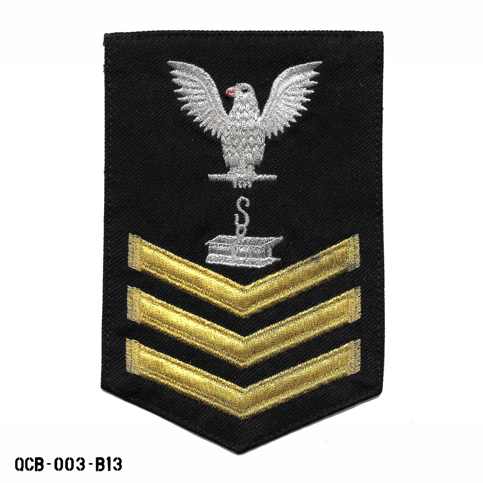 Steelworker Sleeve Patch ~ US Navy Petty Officer 1st Class ~ E6 ~ Male ~ NEW