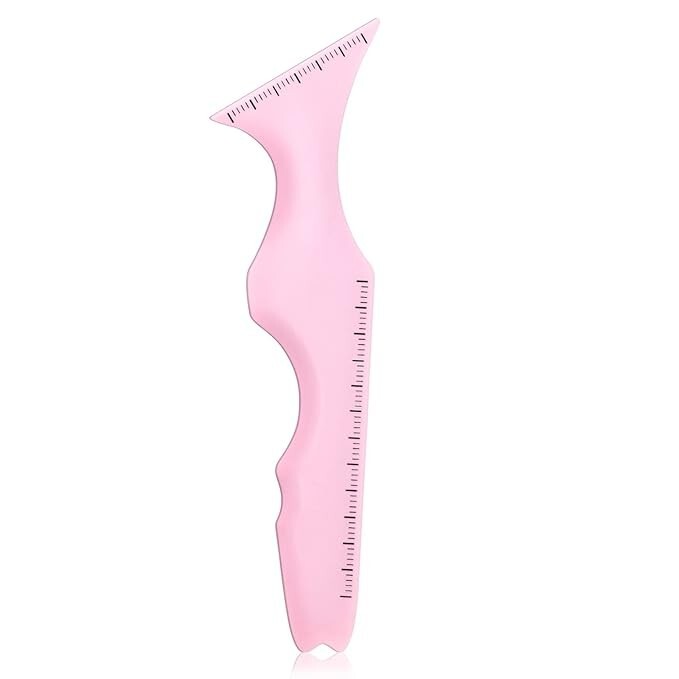 Silicone Beauty Ruler Eyeshadow Stencils Aid Eyeliner Template Guide Helper