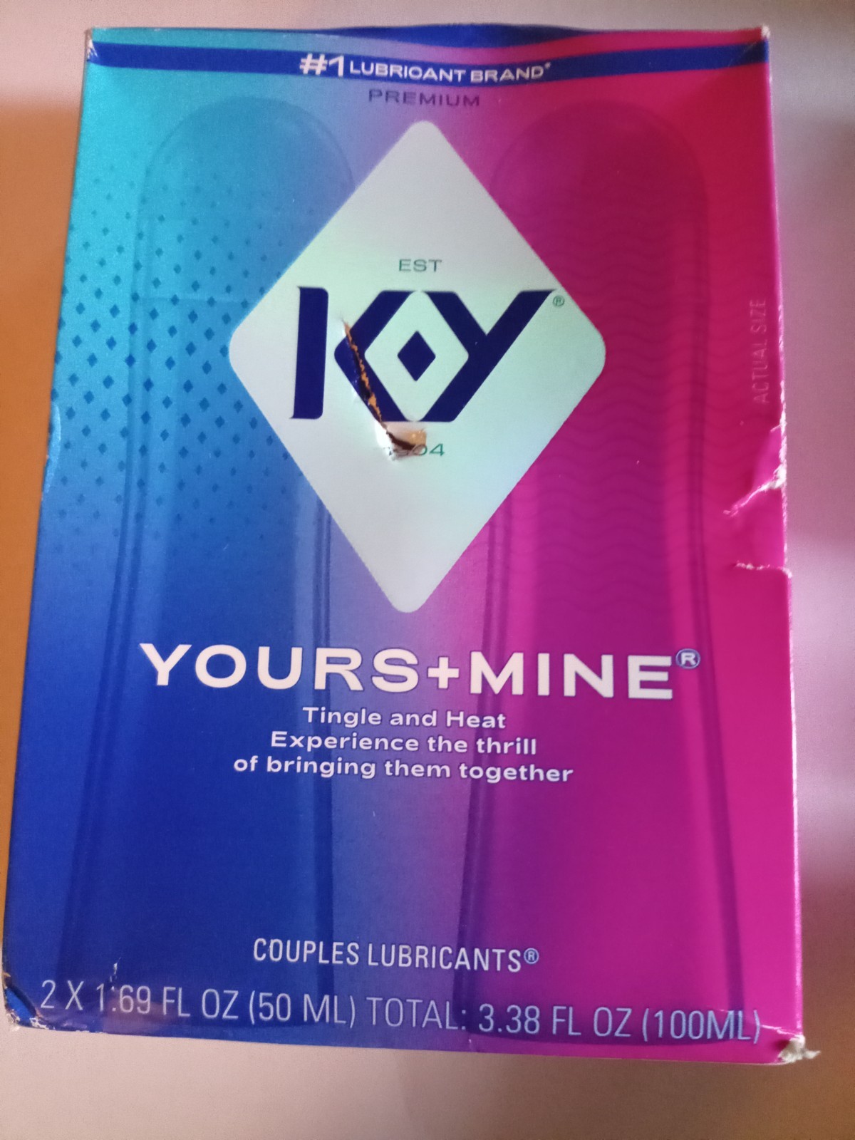 Yours + Mine Couples Personal Lube, Two Personal Lubricants, Water Based Lube fo