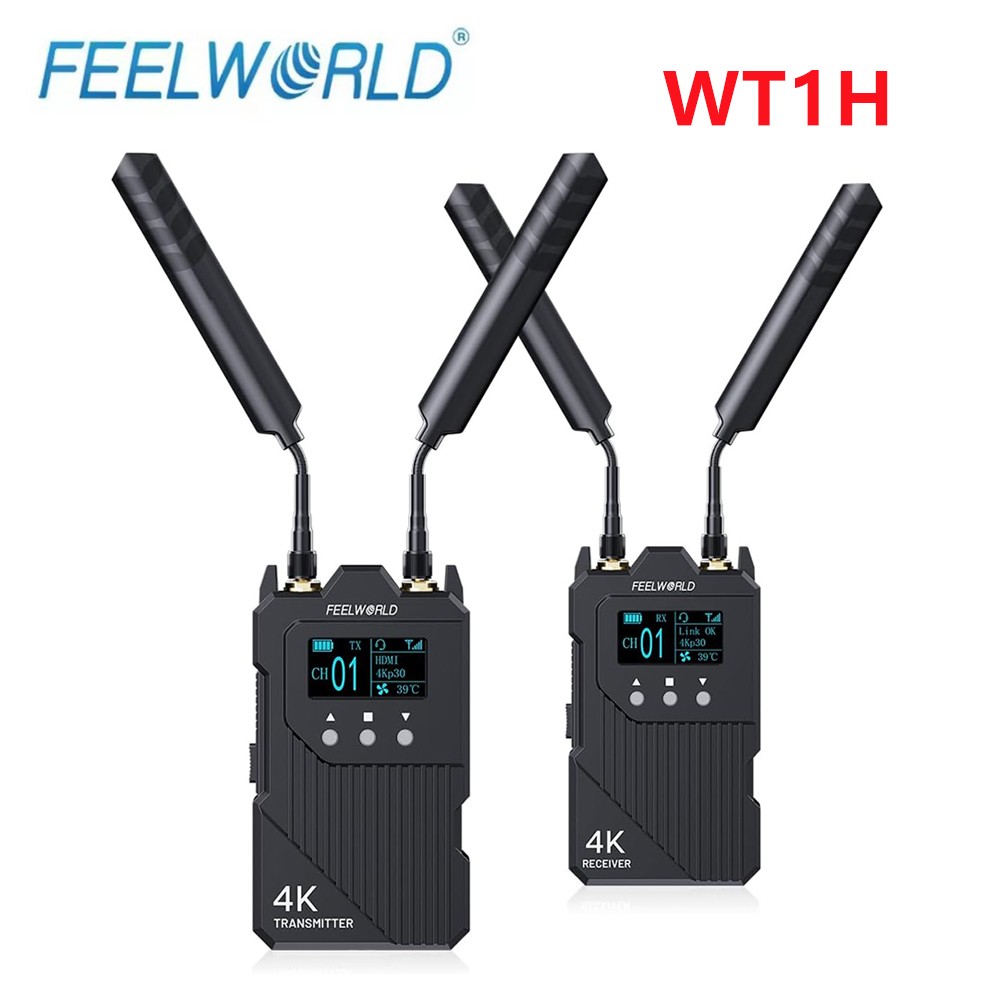 FEELWORLD WT1H Wireless Video Transmission System 4K HDMI Transmitter Receiver