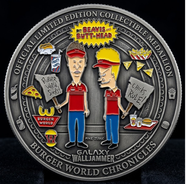 Beavis and Butthead MTV Gift For Lover  Commemorative Coin C220