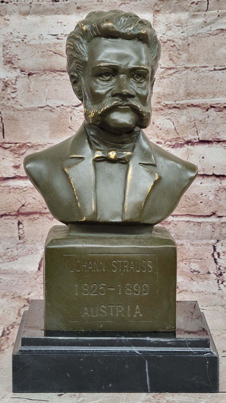Bronze Statue Sculpture of Johann Strauss Classical Music Icon Western Art Sale