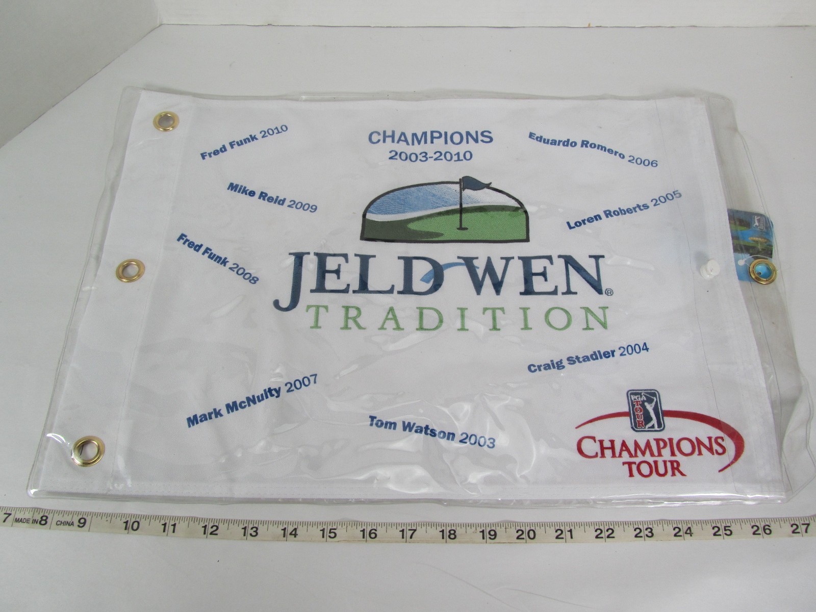 Jeld-Wen Tradition PGA Tour Champions 2003 - 2010 Golf Flag Reid Funk Roberts