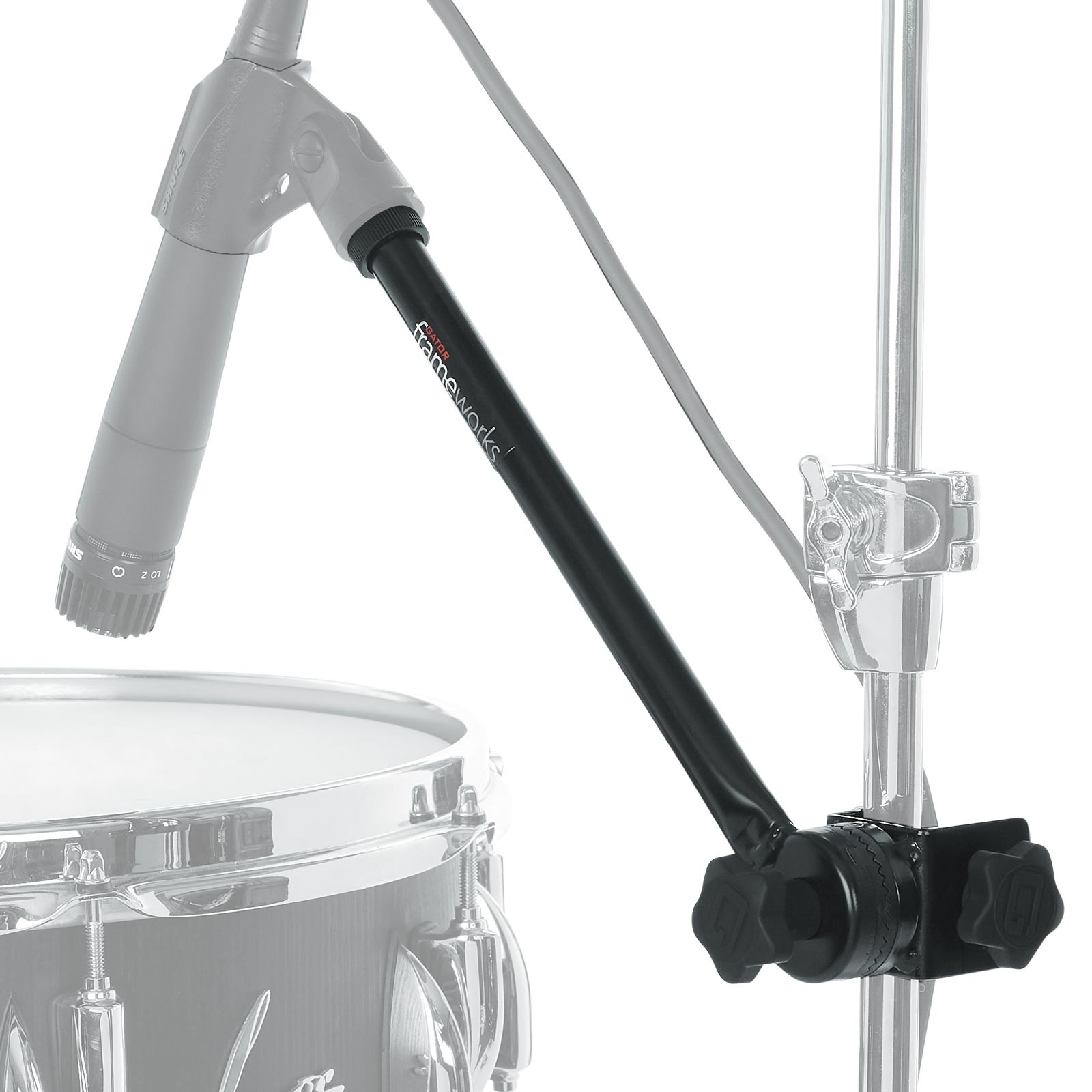 Gator Frameworks GFW-MIC-CLMPBM9 Adjustable Angle 9" Clamp-On Mini Boom Stand