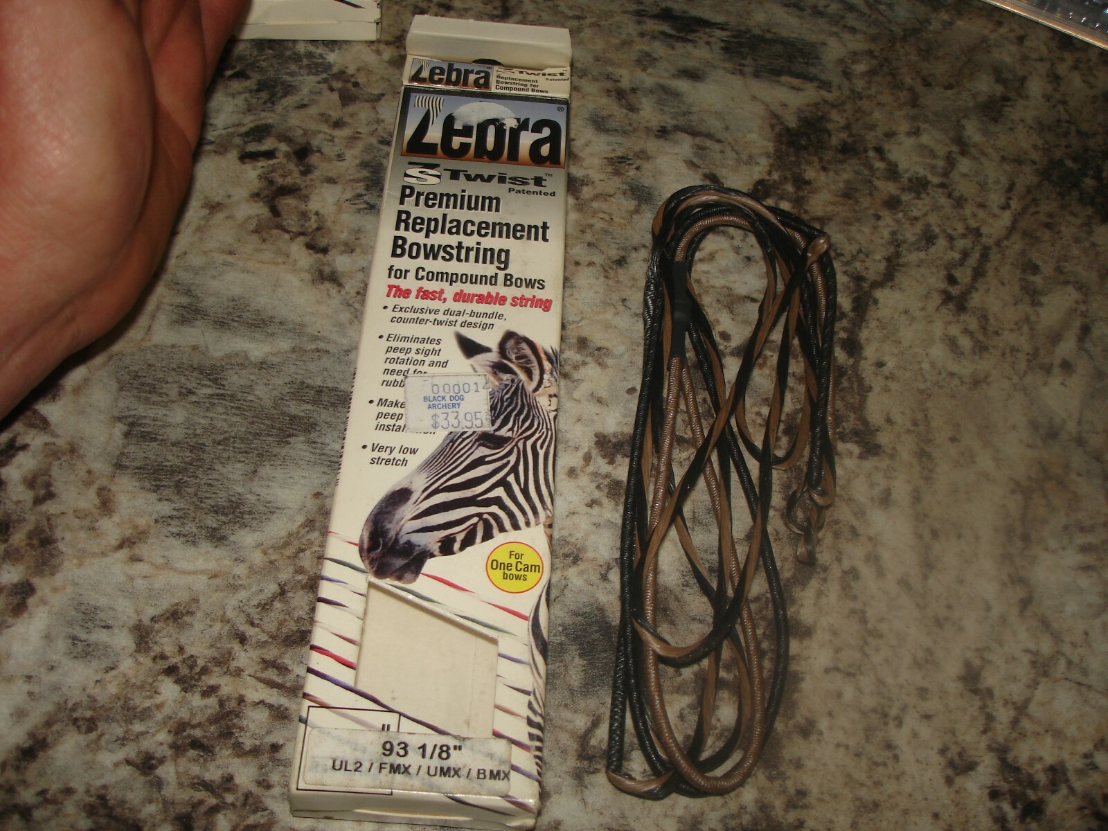 Mathews Zebra ZS Twist Premium Replacement Bowstring  93 1/8" brown  New #2