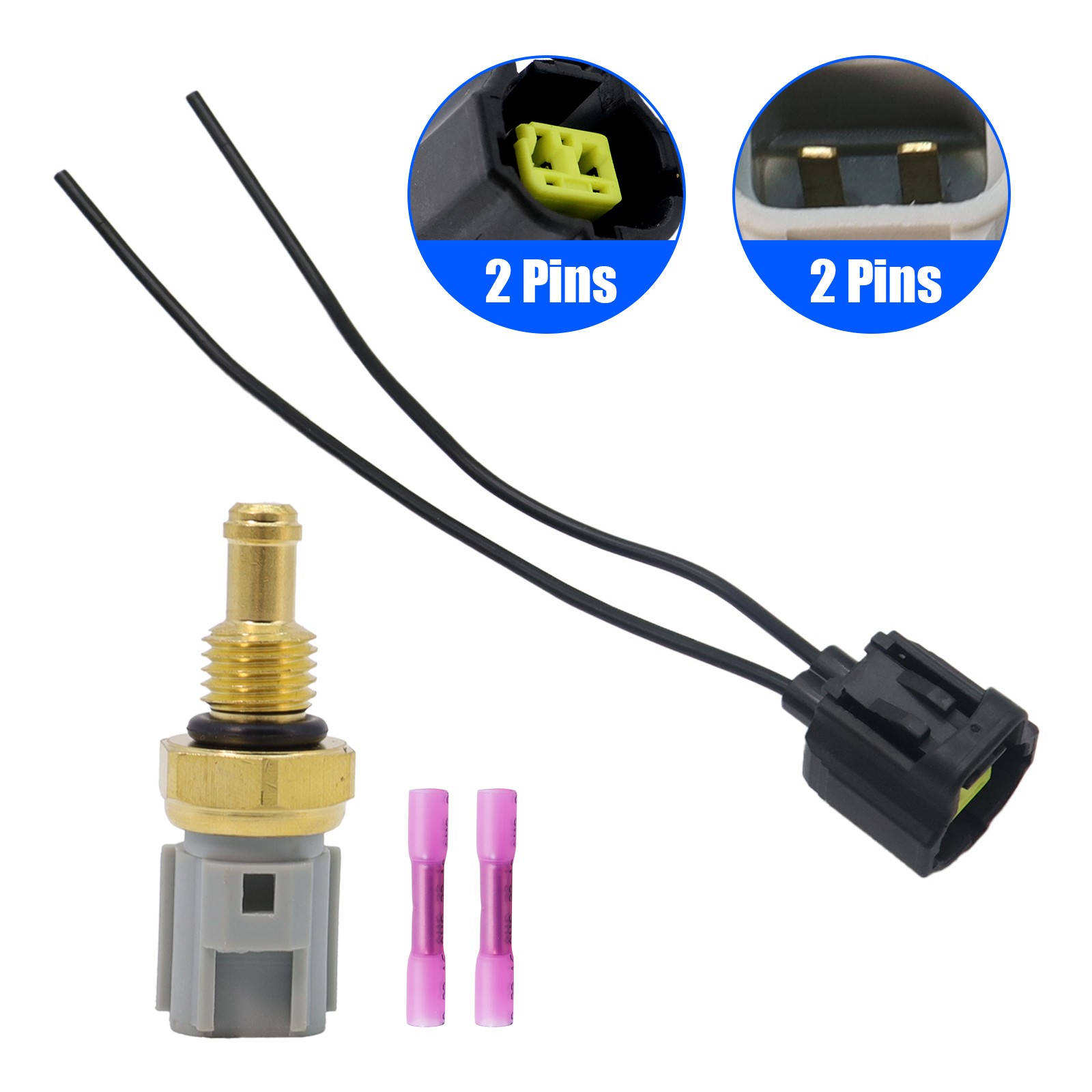 New Engine Coolant Temperature Sensor W/ Connector For Mazda 3 5 6 CX-7 MX-5