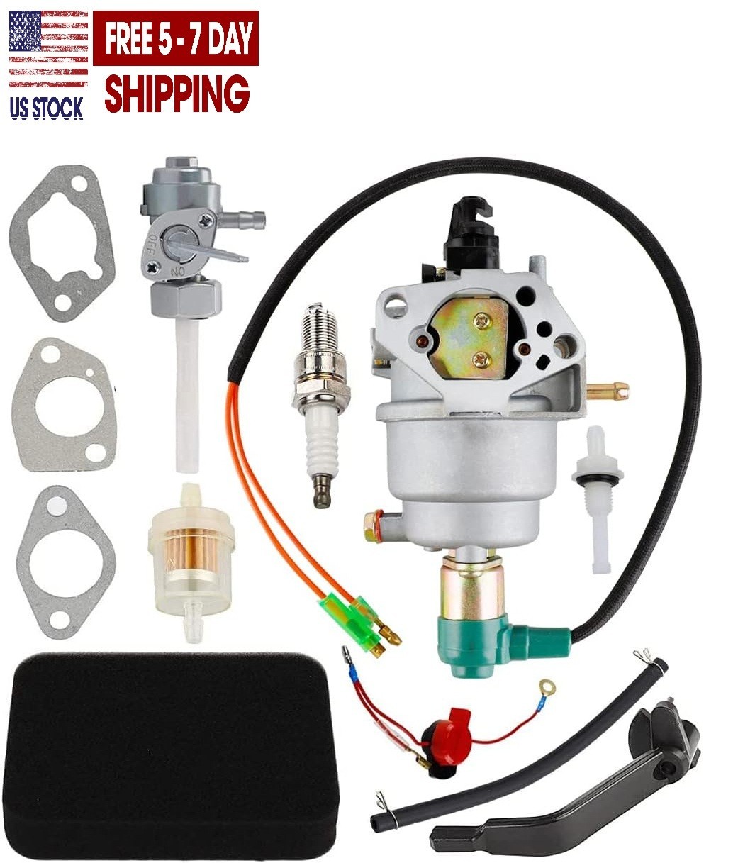 Carburetor For Champion 459cc 9200 11500 Watt Generator Model 100110 Carb