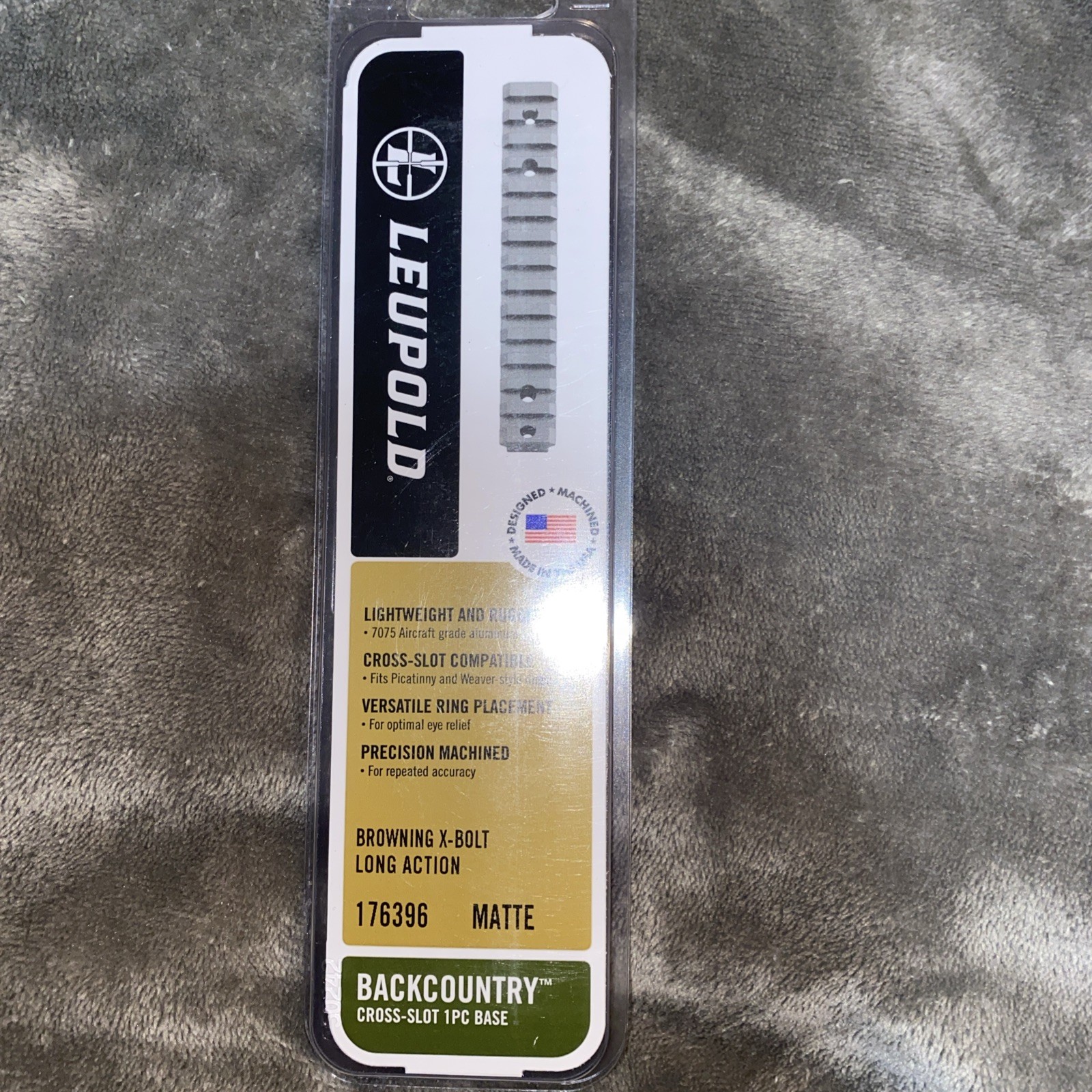Leupold 176396 BackCountry Cross-Slot Browning X-Bolt Long Action 1-Pc New
