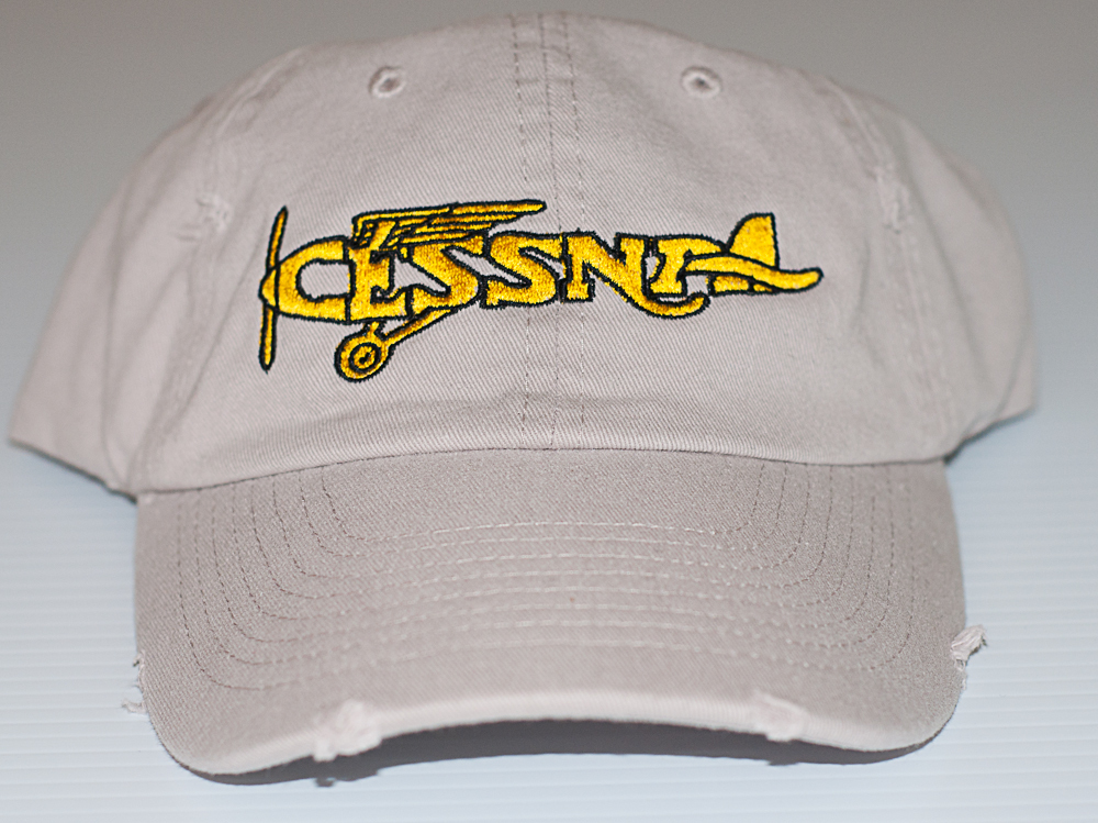 Vintage CESSNA distress cap FREE SHIPPING