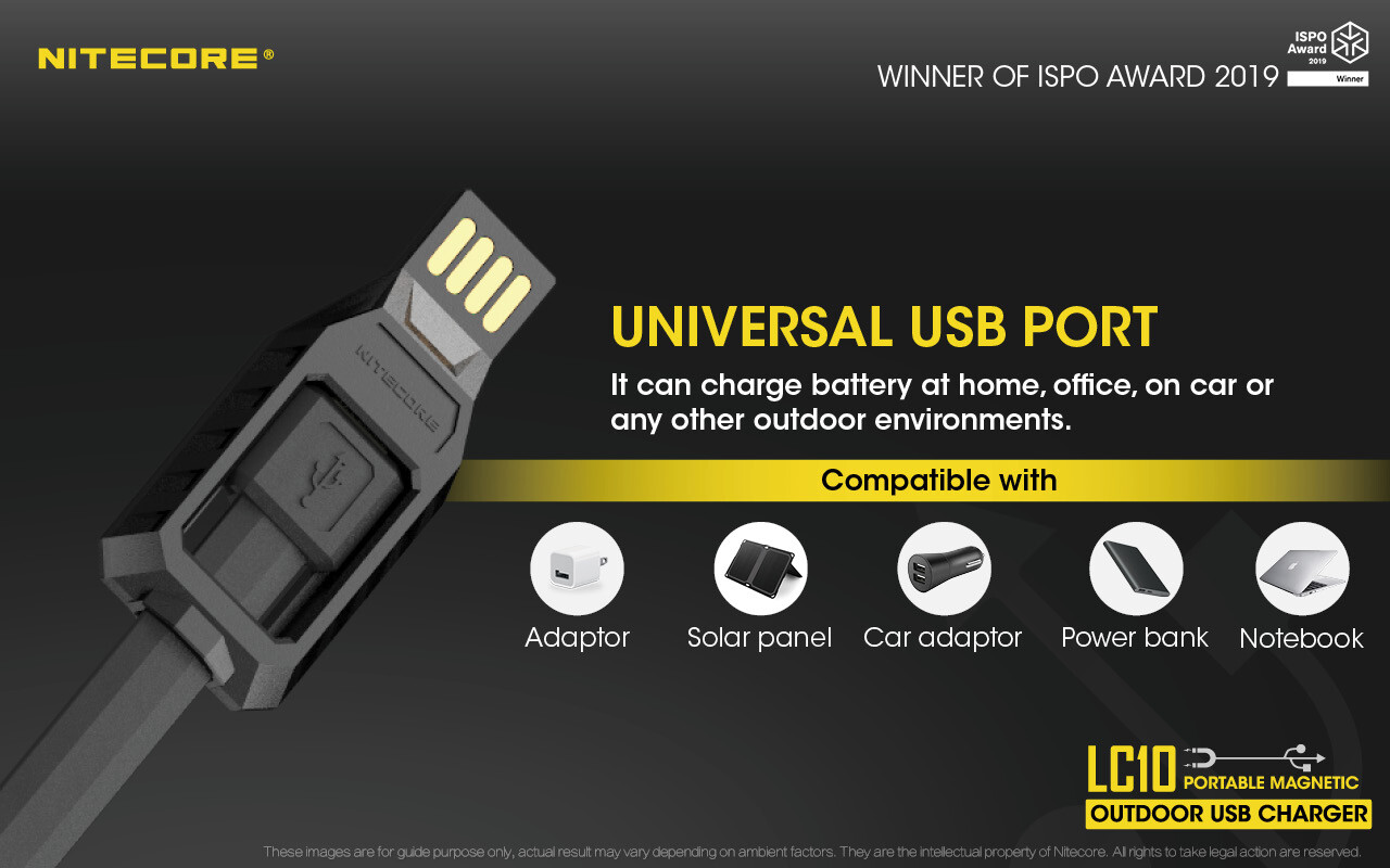 Nitecore LC10 USB Outdoor Light Charger
