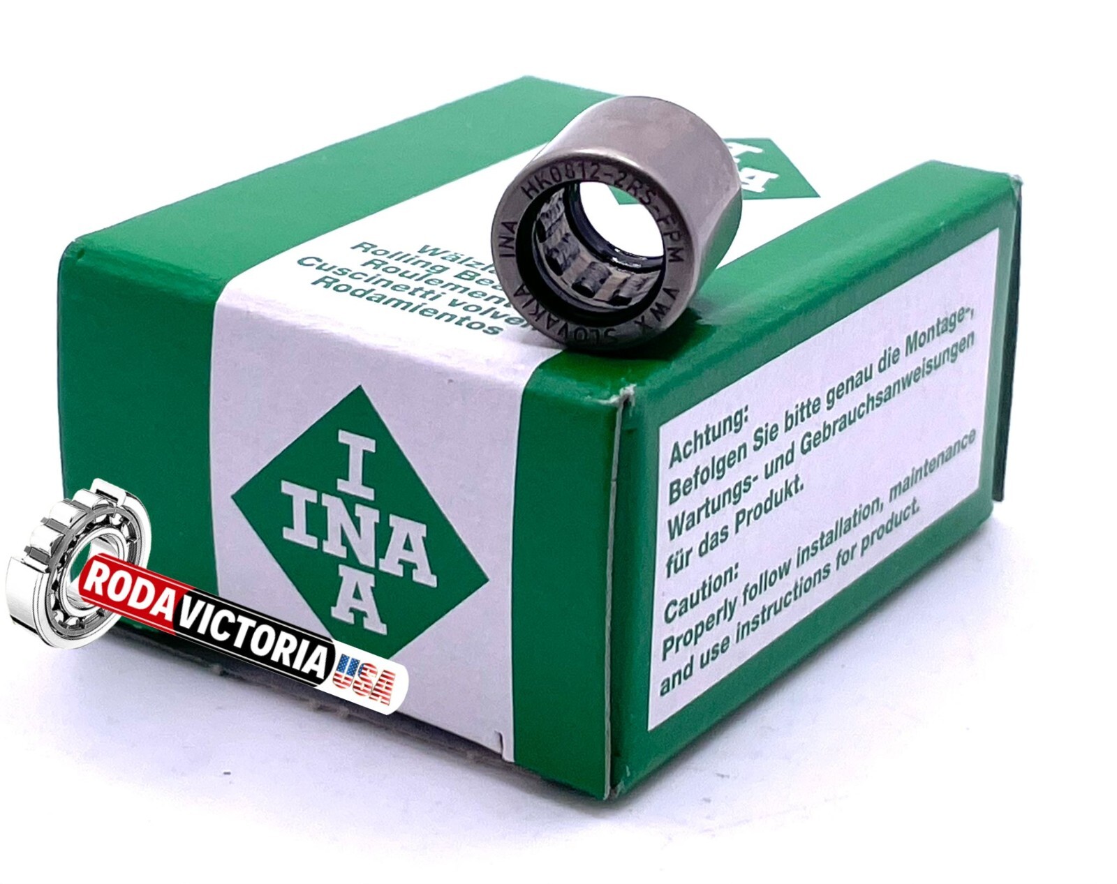 INA HK0812 -2RS-FPM-DK-B-L271 Needle Roller Bearing 8x12x12mm