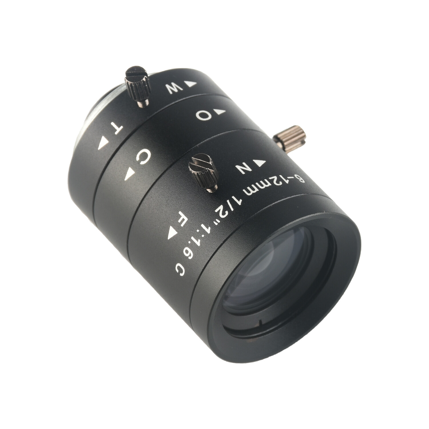 3 Million Pixel 6-12mm Industrial Lens Manual Zoom No Distortion Inspection Lens