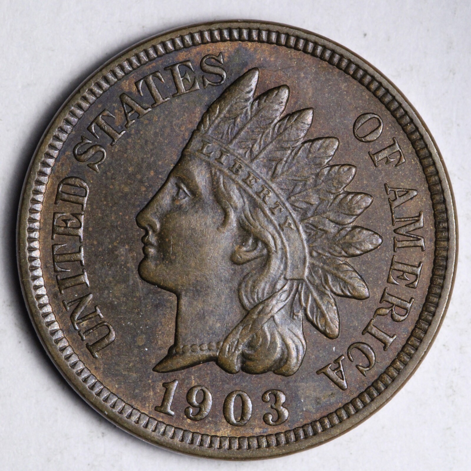 1903 Indian Head Cent Penny CHOICE BU UNCIRCULATED MS E656 JCC
