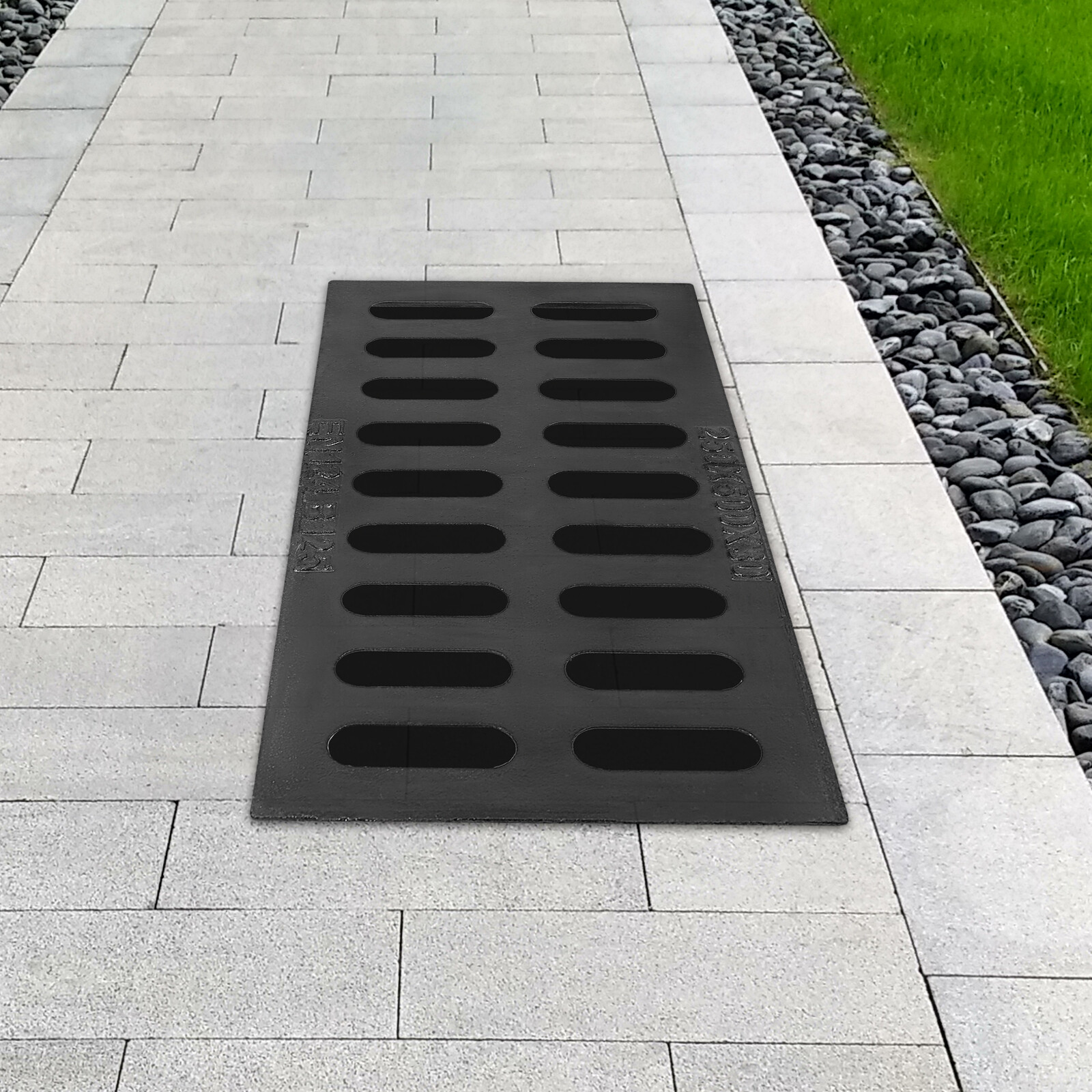 Ductile Cast Iron Drain Grate Outdoor Channel Drainage Cover Outdoor Sewer Cover