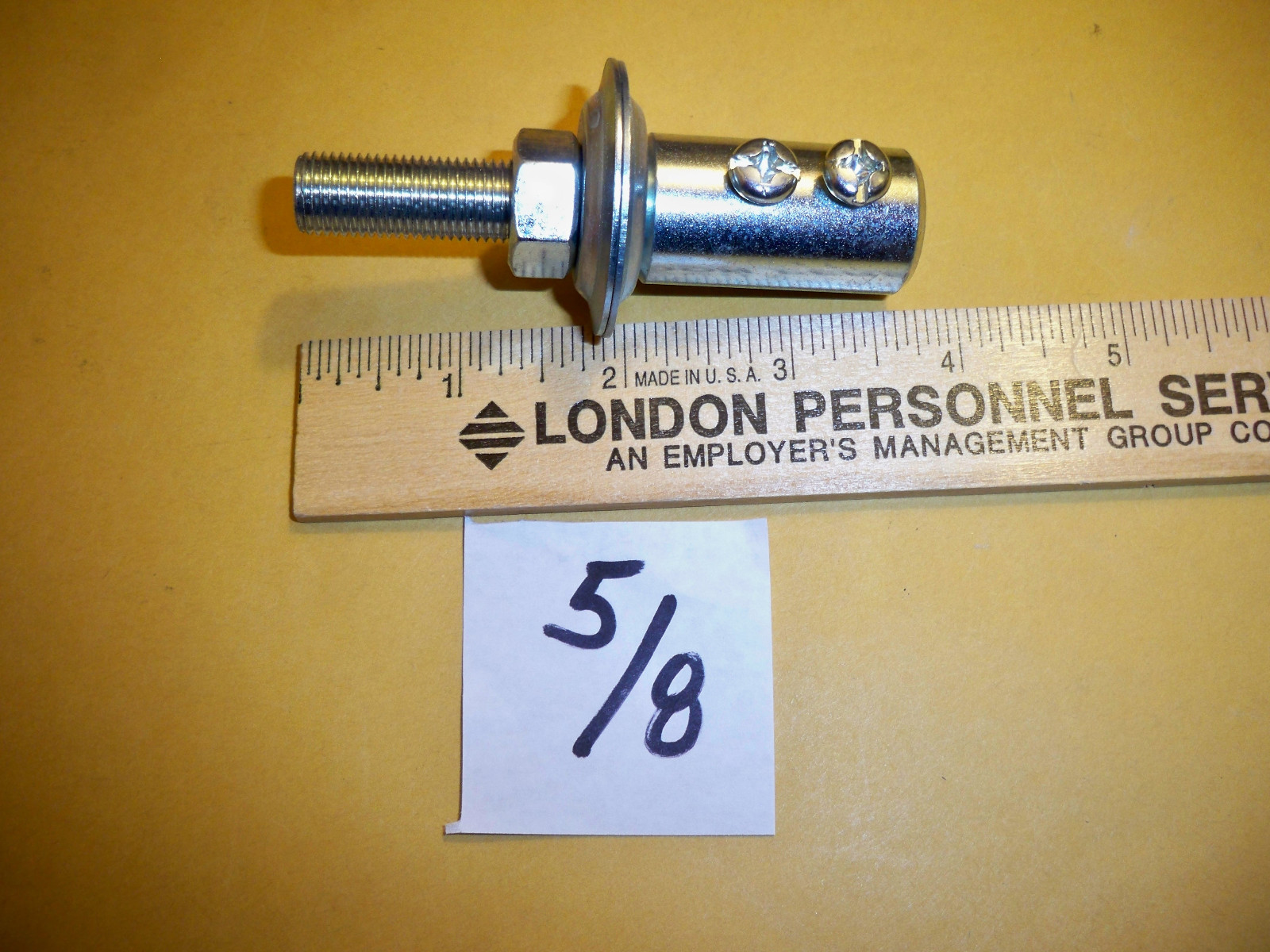 2 Pc 5/8" MOTOR ARBOR FOR 5/8"  SHAFT  With 1/2" ARBOR & BUFF & WIRE & GRINDING