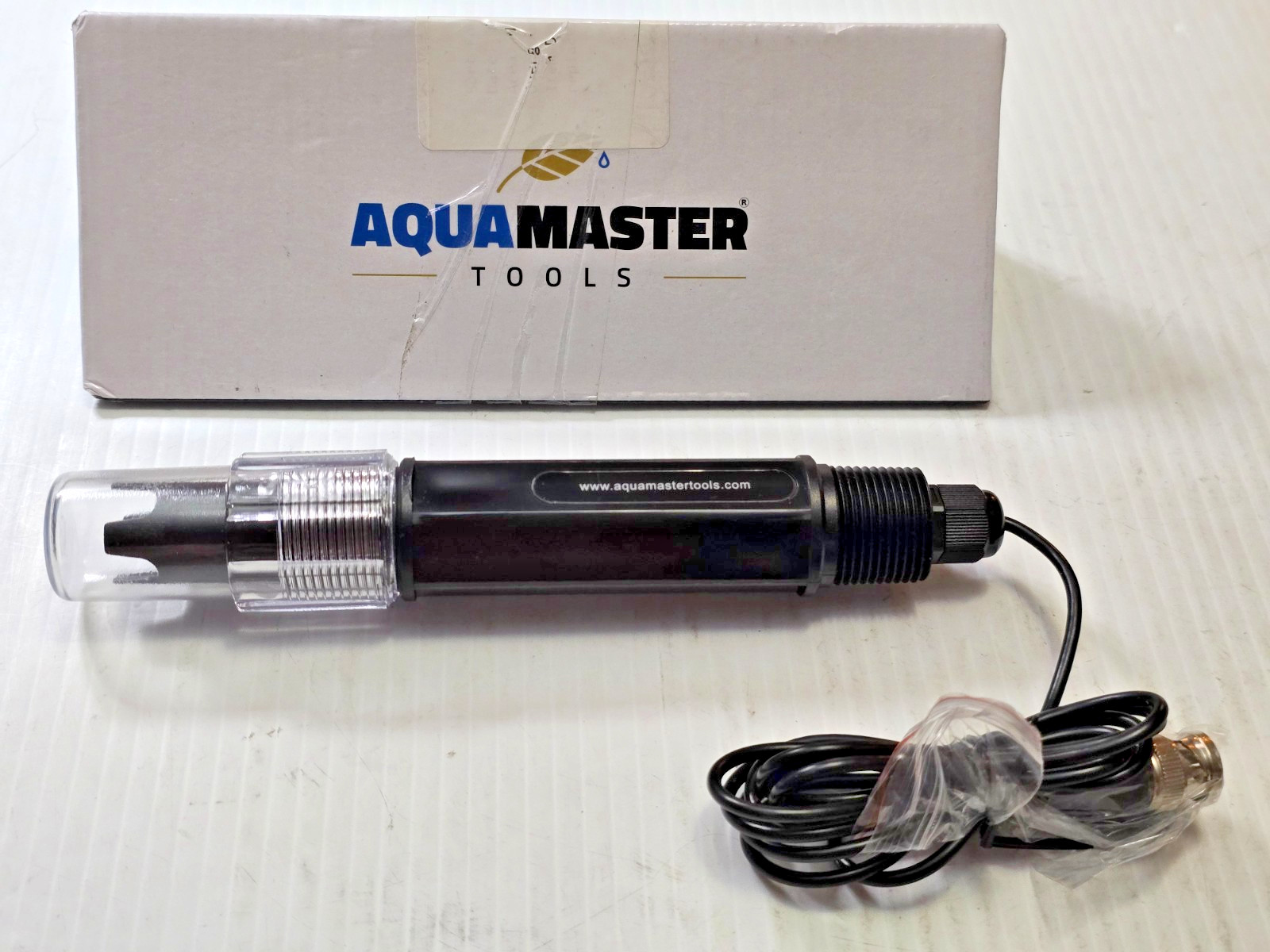 AMT1037 Aqua Master Tools 6 Bar Inline pH Electrode 3/4" Male w/ BNC Connector
