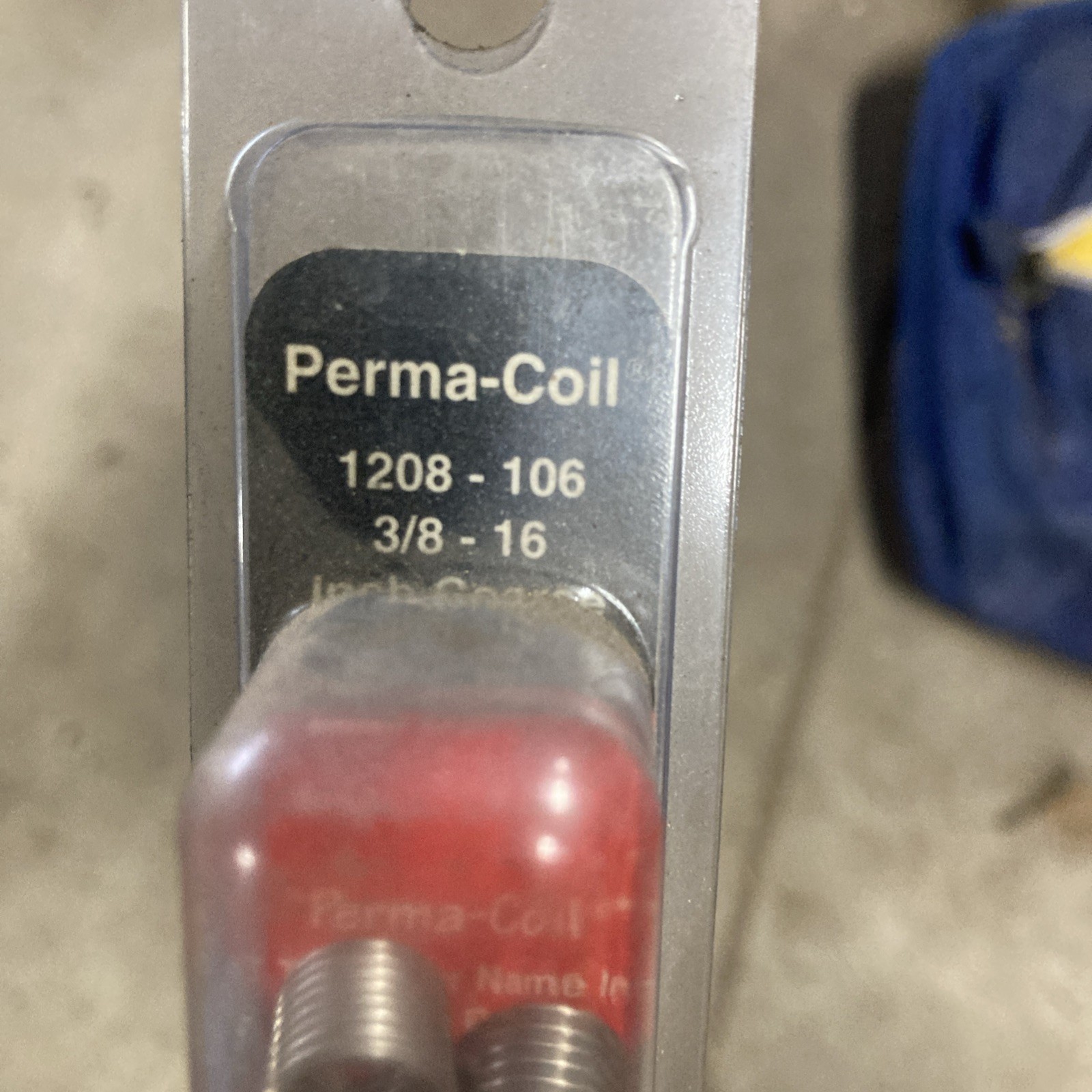 Perma-Plug 1208-106 3/8-16 Inch Coarse Thread Repair Kit