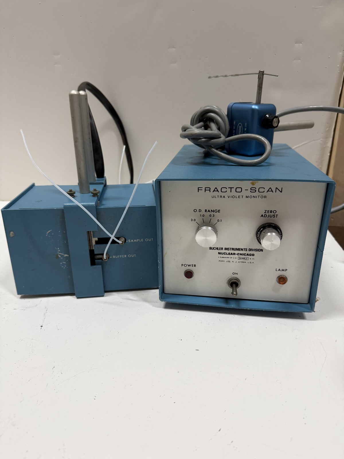 Buchler Fracto-Scan Fraction Collector Ultra Violet Monitor with Optical Head