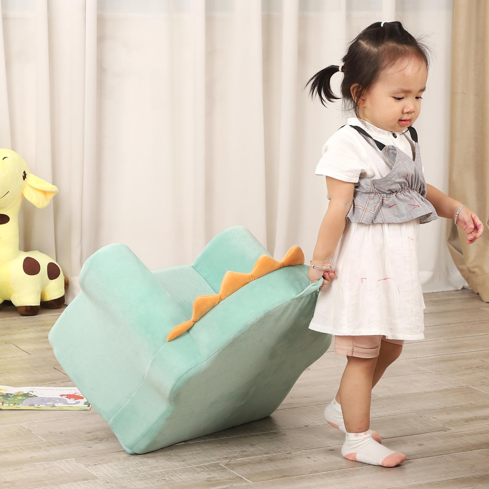 Cuddly First Chair, Premium Character Chair, Green, 18 Month up to 3 Years