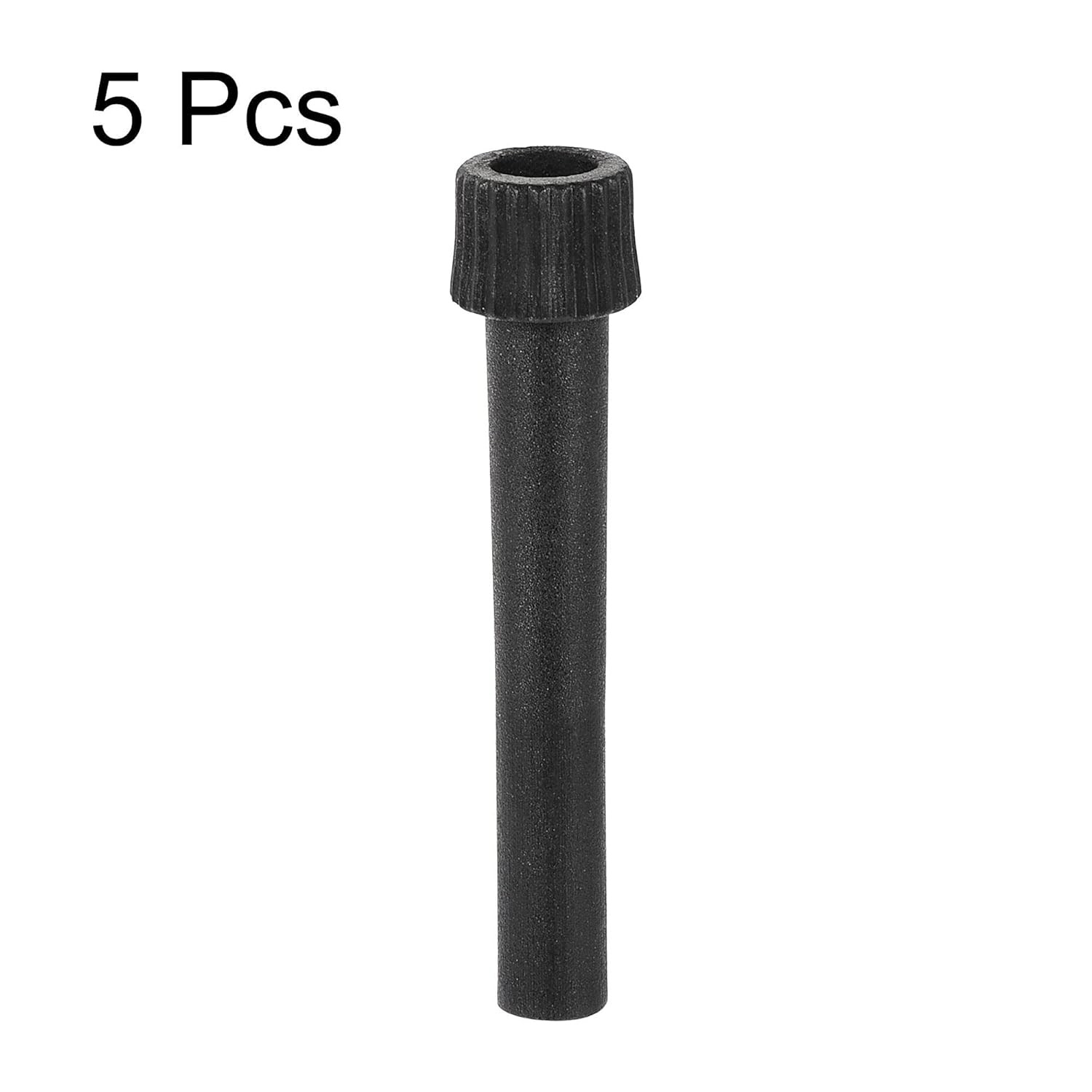 5pcs On/Off Replacement Light Turn Socket Switch Knob 50mm Length Black