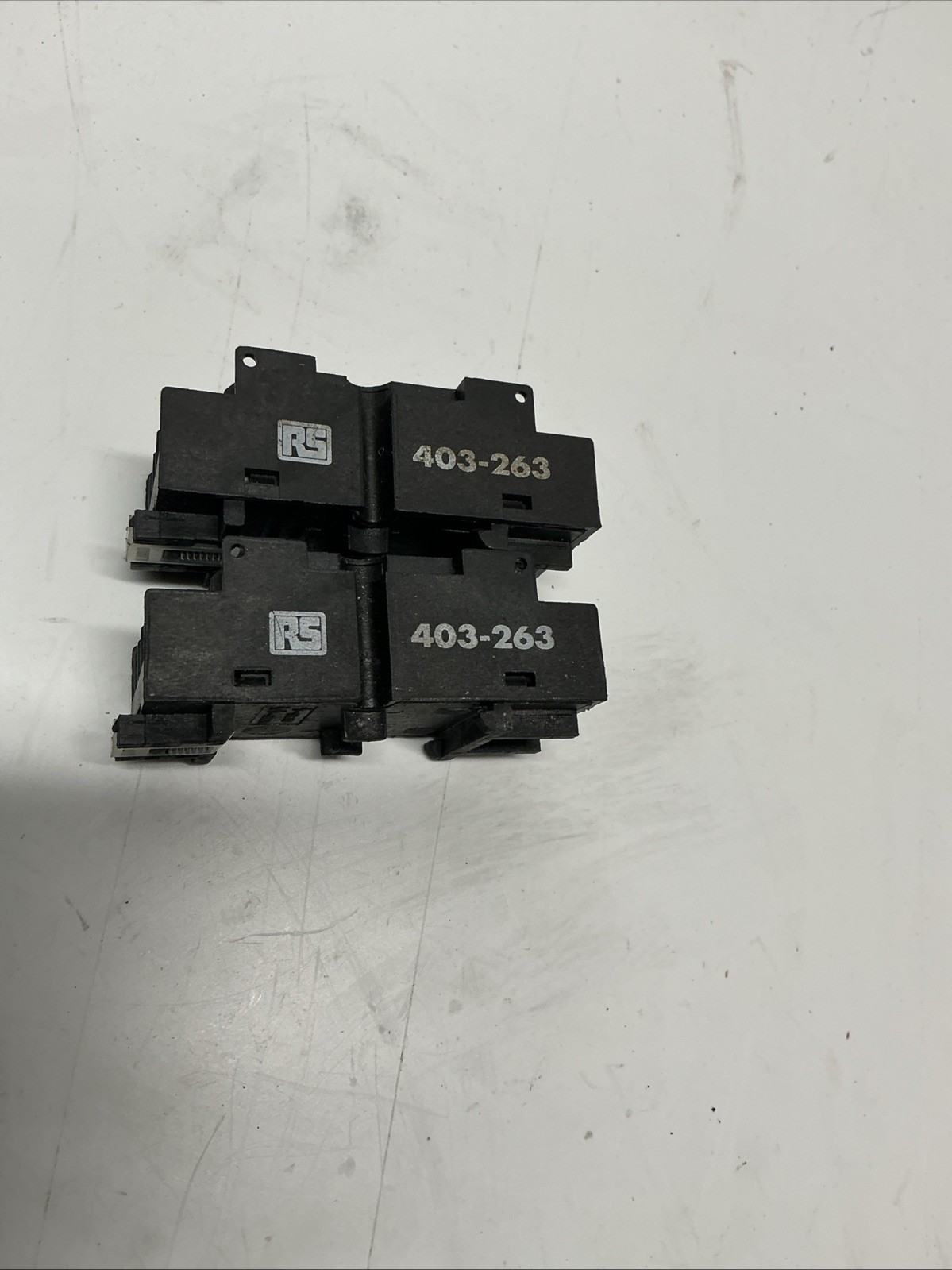 Lot Of 2 RS 403-263 Relay Socket. Y-363