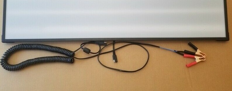 Extension coiled cord. SAE plug and 100A Alligator clips-pdr-Light Tools