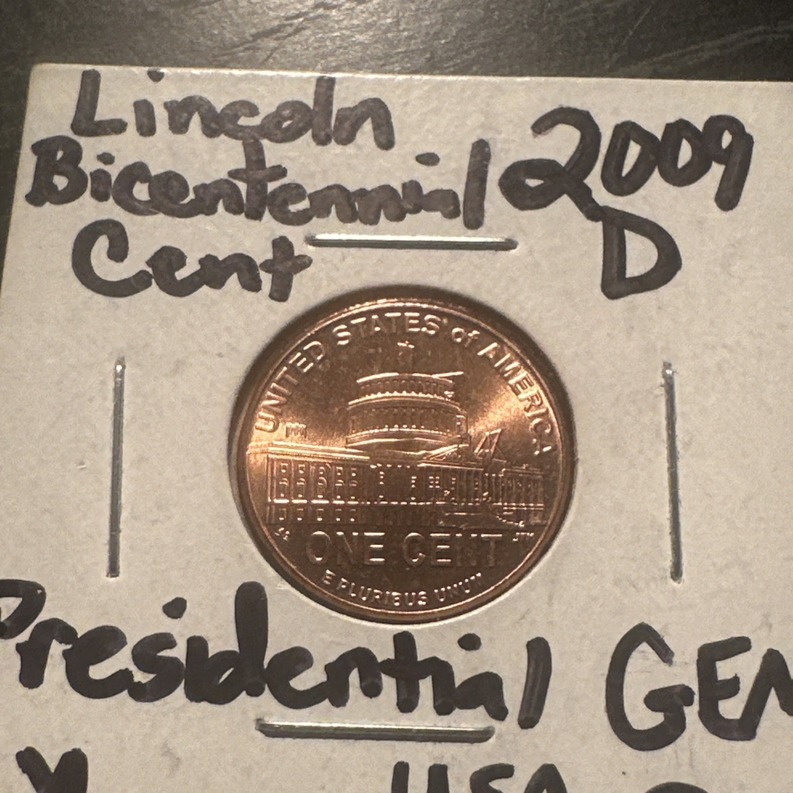 2009 D Presidency Lincoln Bicentennial Cent BU Uncirculated 1c Coin
