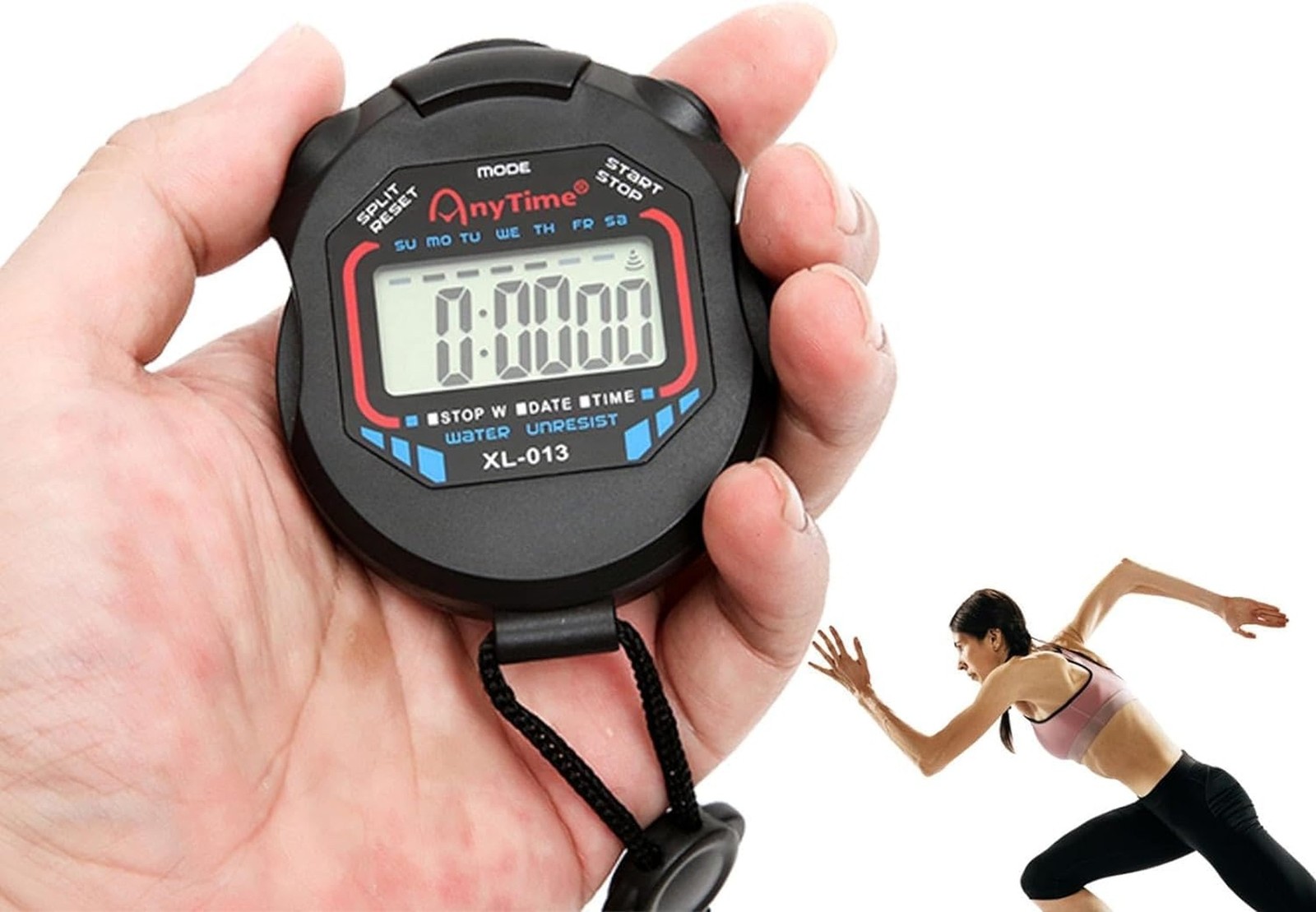 Multi-function Professional Handheld Electronic Digital LCD Chronograph Timer...