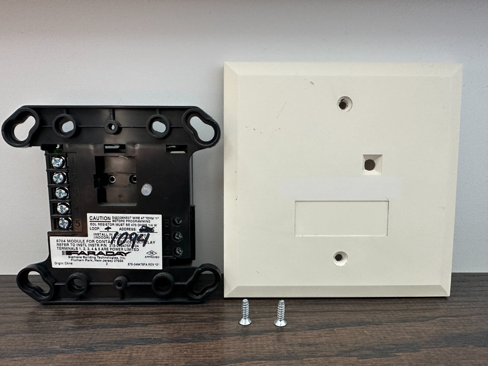 Faraday 8704 Fire Alarm Monitor Module 500-033300FA FREE SHIPPING !!!