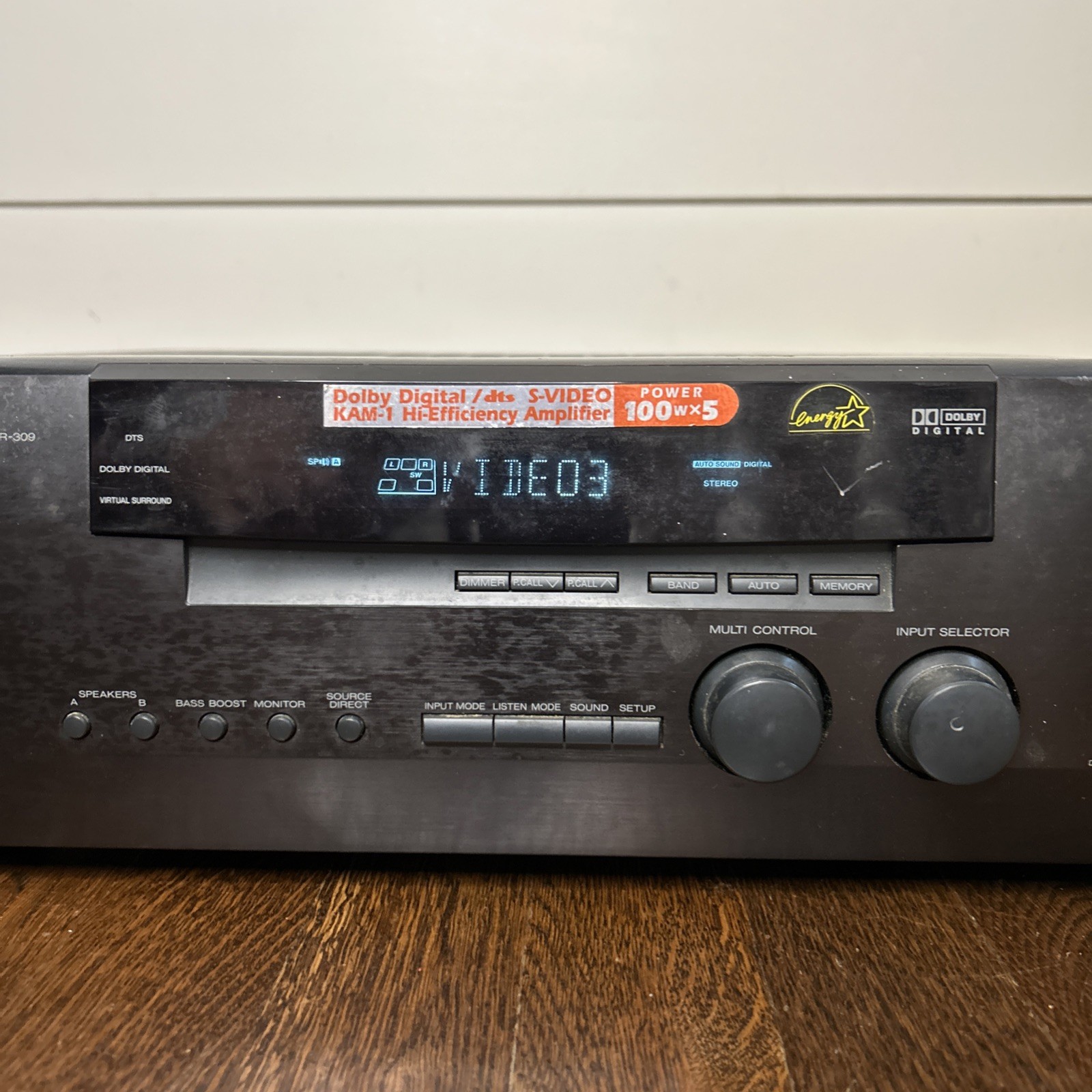 KENWOOD VR-309 5.1 DOLBY DIGITAL RECEIVER