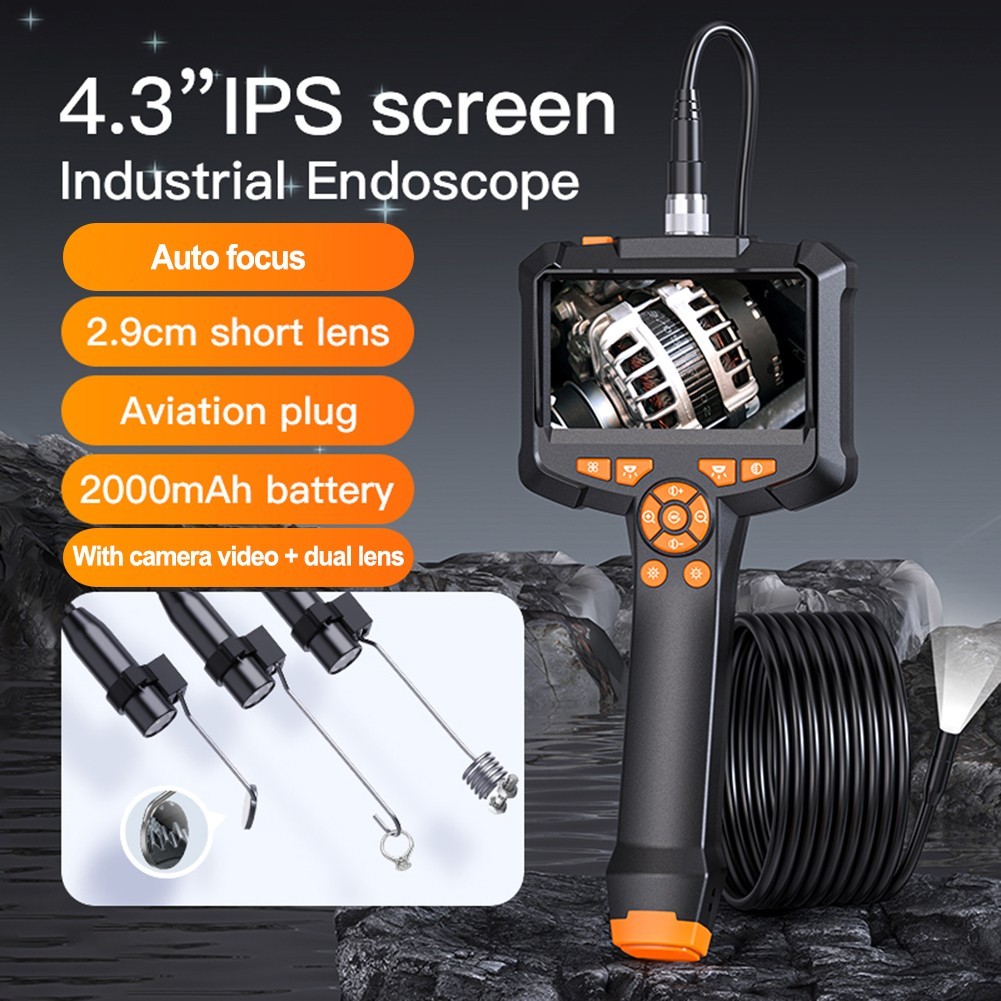 User Friendly 4 3 Inch IPS Inspection Camera with LED Lighting Feature