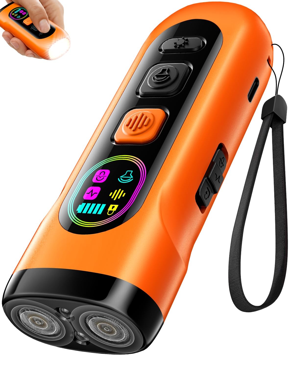 SEDULAN Dog Bark Deterrent Devices Anti Barking Device for 1 Pack, Orange