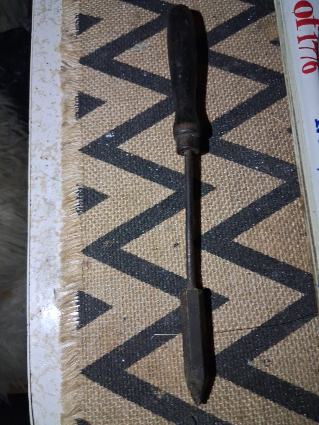 ANTIQUE  SOLDERING IRON - PLUMBER TINSMITH ROOFER 9"