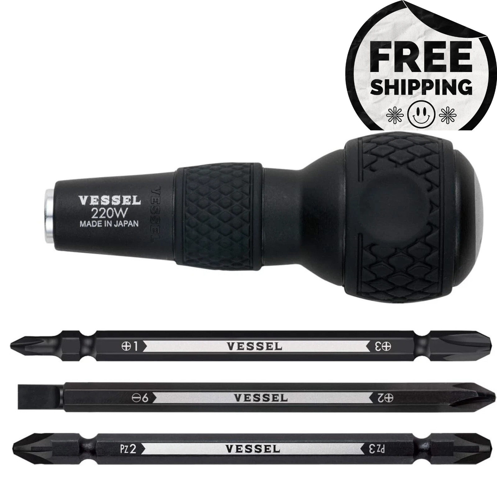 Ball Grip Screwdrivers Set Metric Japanese Motorcycle Drivers for JIS Standard