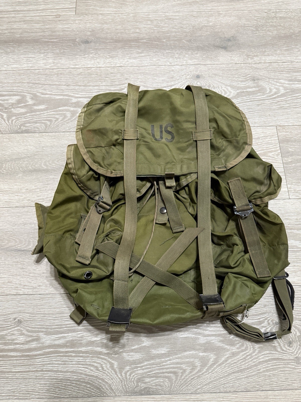 Vintage US Military Nylon Field Pack Combat Backpack LC-1 NO FRAME
