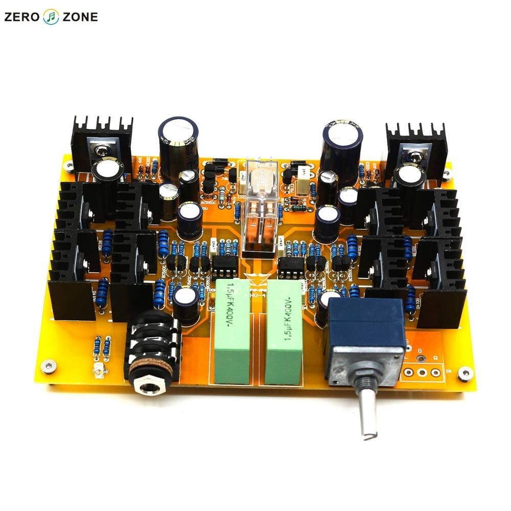 Lehmann HV-4 Headphone Amplifier Kit / Board With ALPS 27 Type Potentiometer