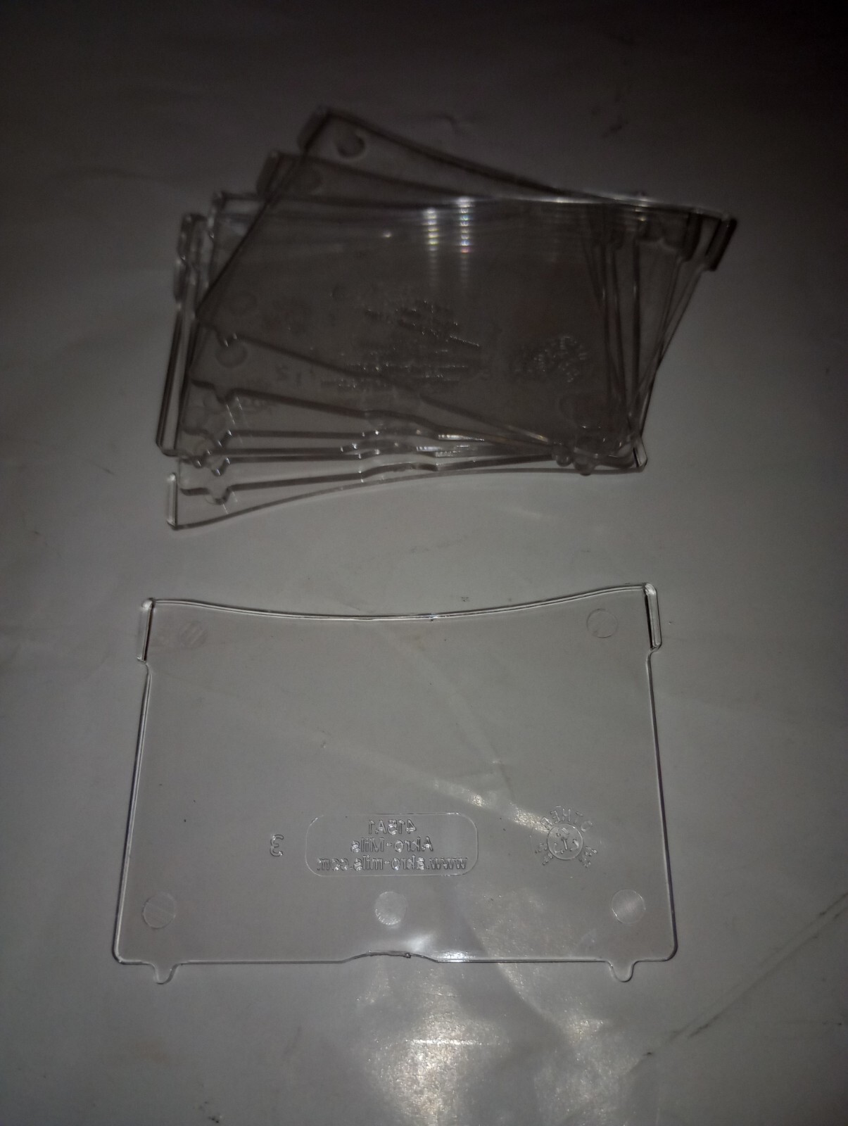 * NEW 8 PCS GENUINE AKRO-MILS 415A1 CLEAR DIVIDERS FOR BINS 305A1 305A3 305A5