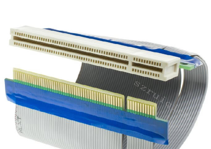 32Bit PCI to PCI  PCI slot Male to Female Flexible Extension Riser Cable M-F
